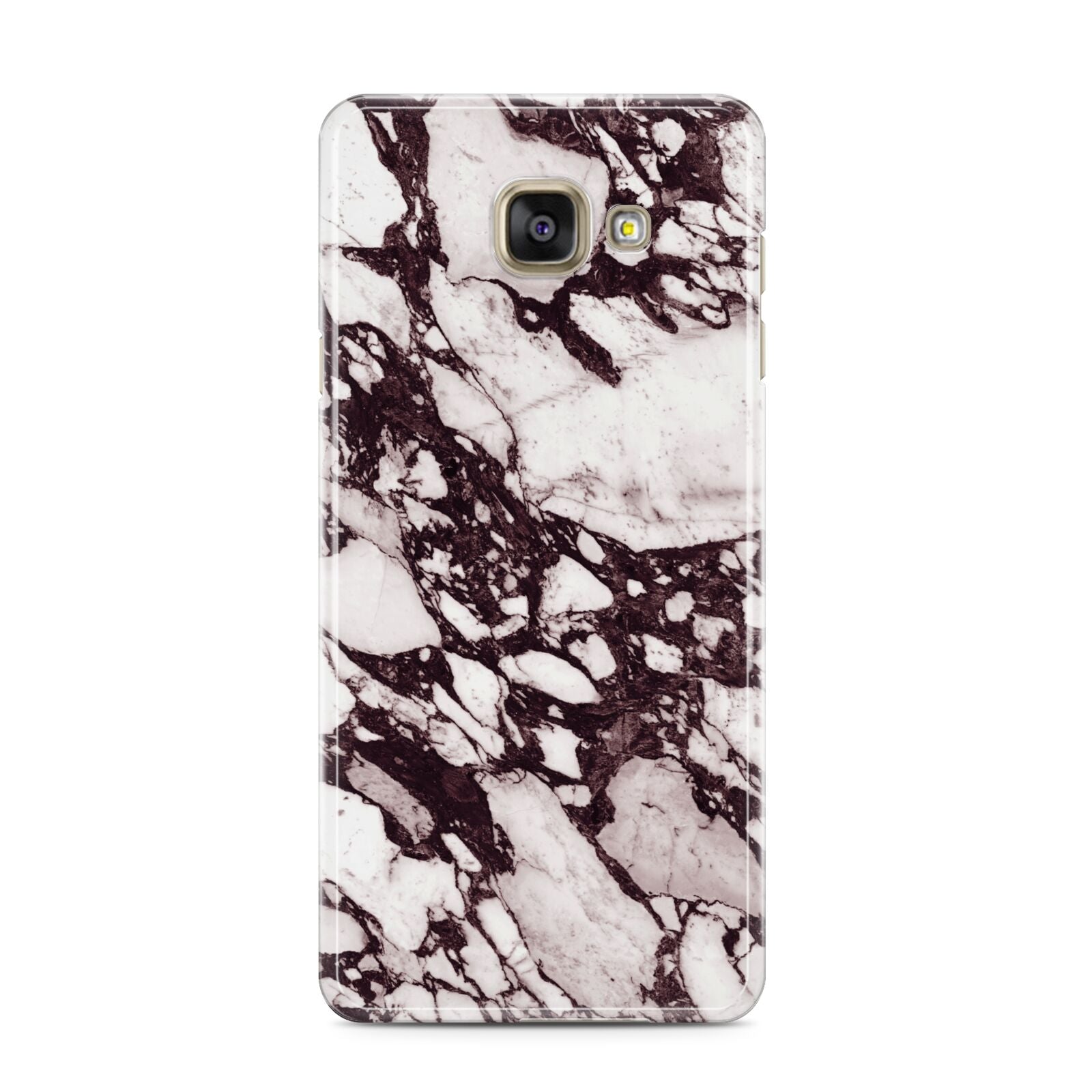 Viola Marble Samsung Galaxy A3 2016 Case on gold phone