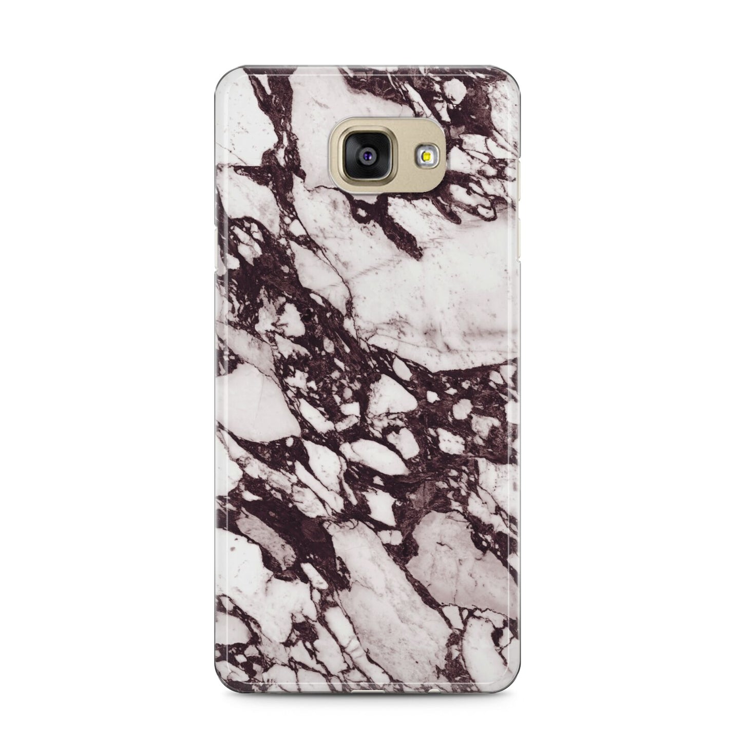 Viola Marble Samsung Galaxy A5 2016 Case on gold phone