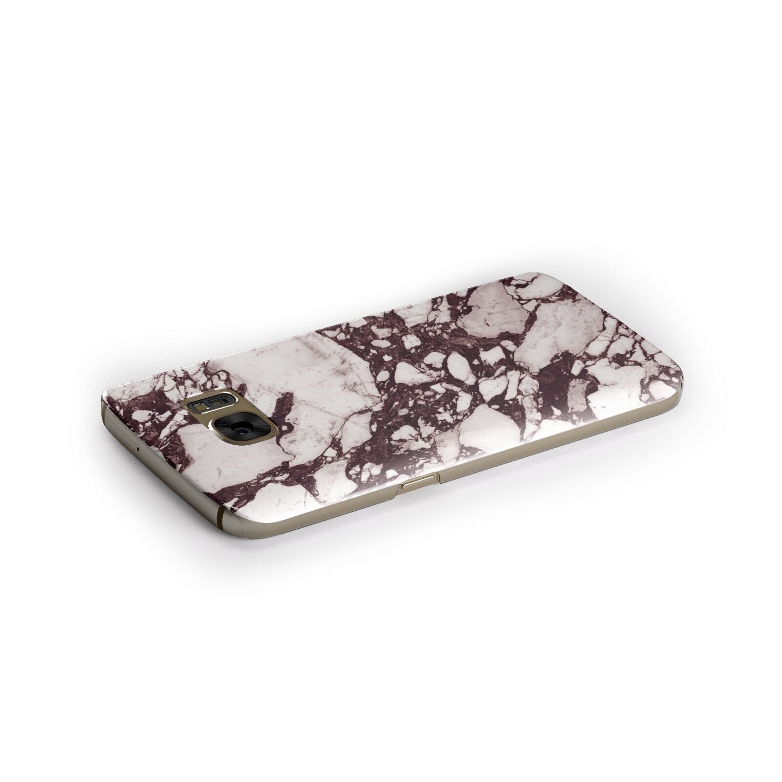 Viola Marble Samsung Galaxy Case Side Close Up