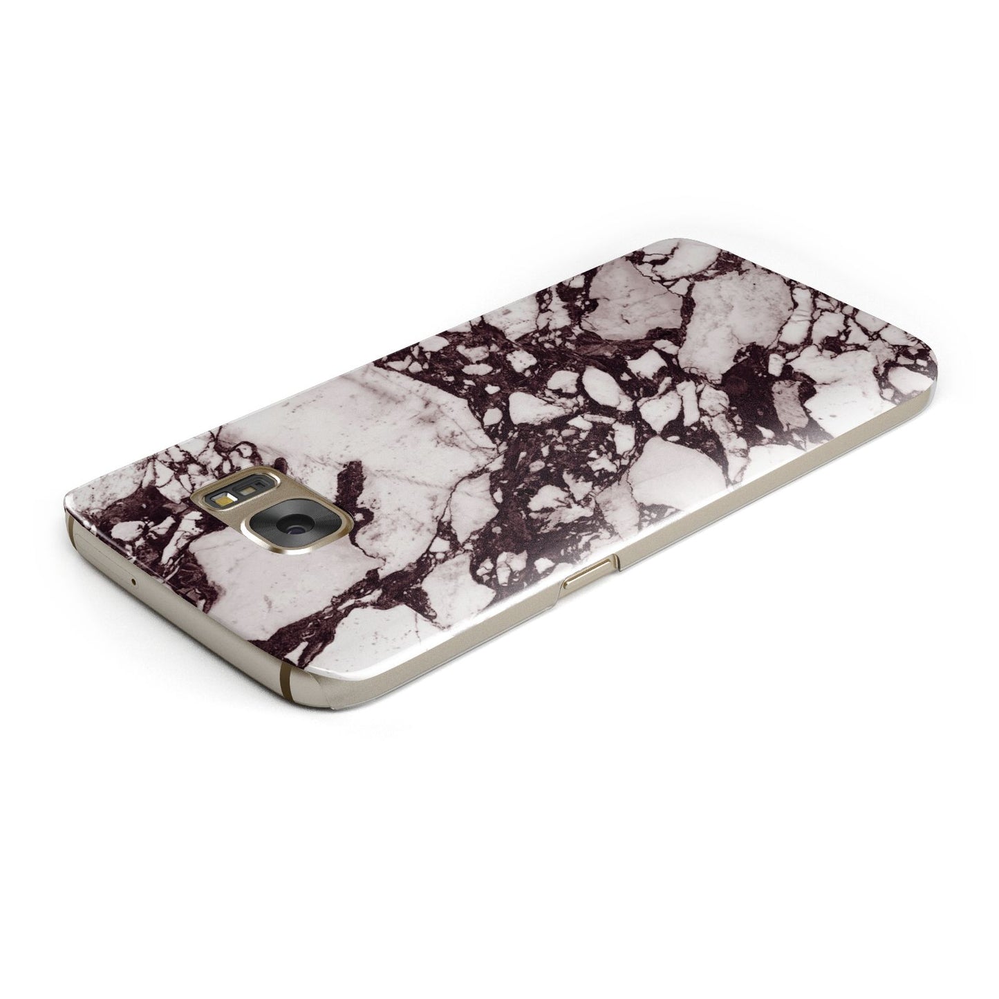 Viola Marble Samsung Galaxy Case Top Cutout