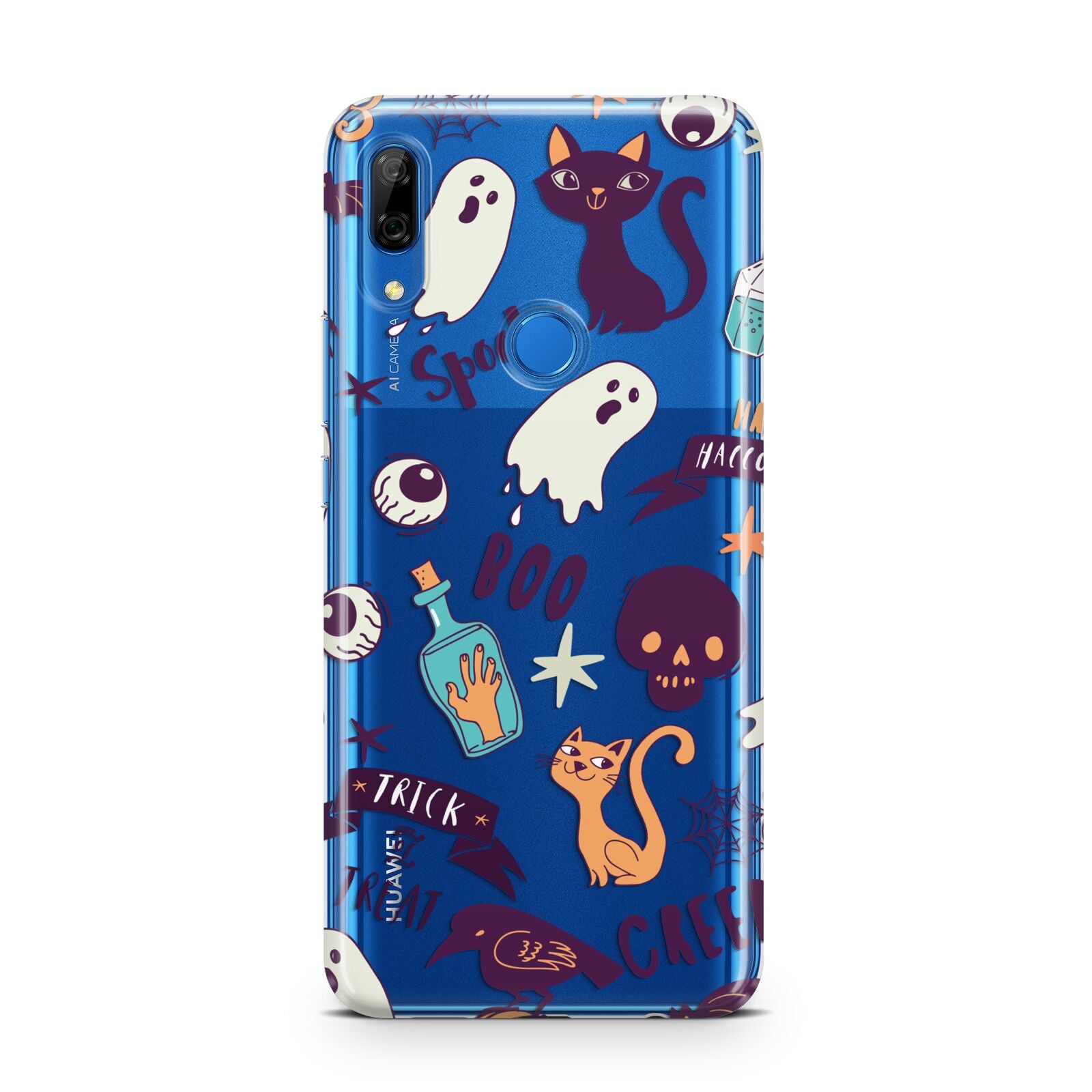 Wacky Purple and Orange Halloween Images Huawei P Smart Z