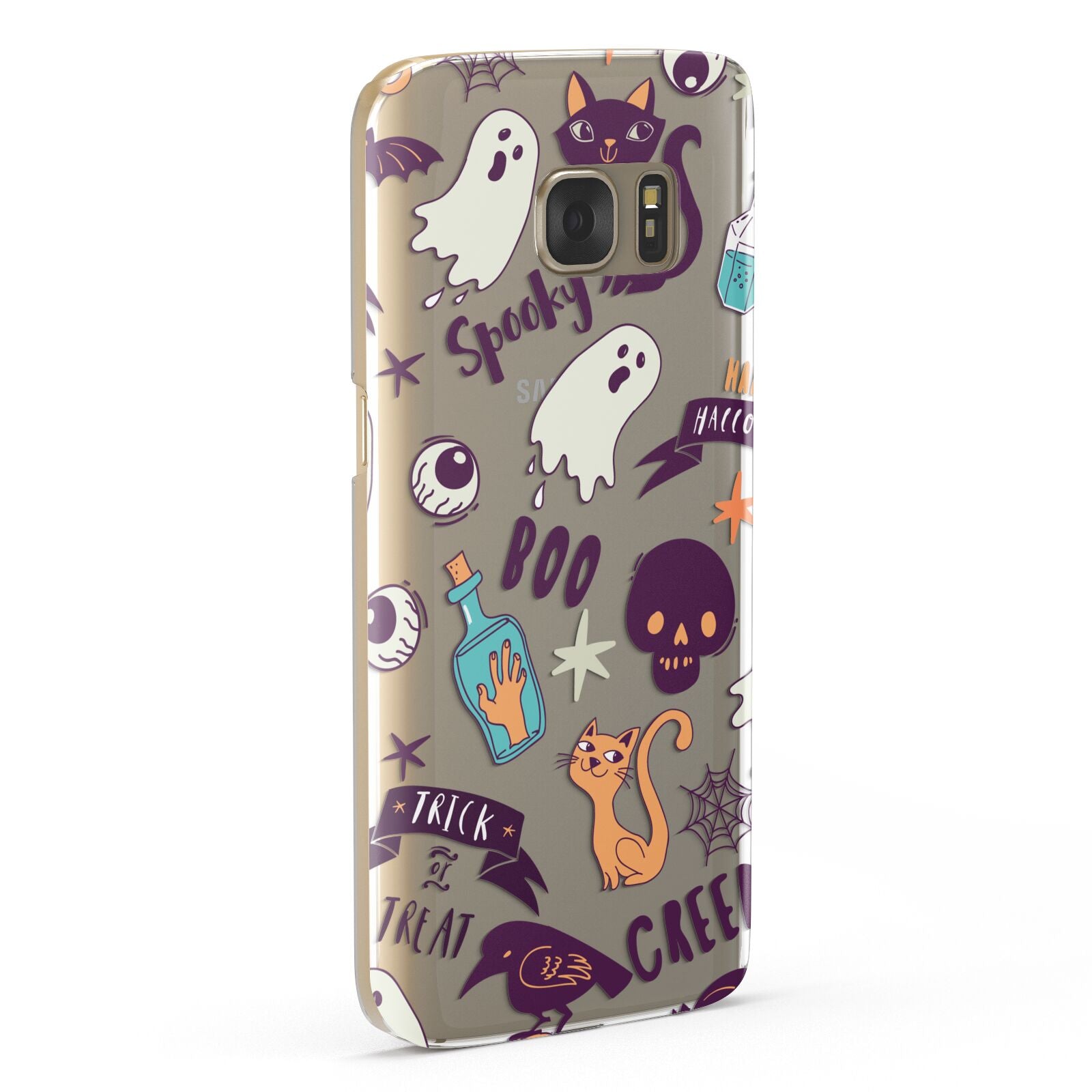 Wacky Purple and Orange Halloween Images Samsung Galaxy Case Fourty Five Degrees