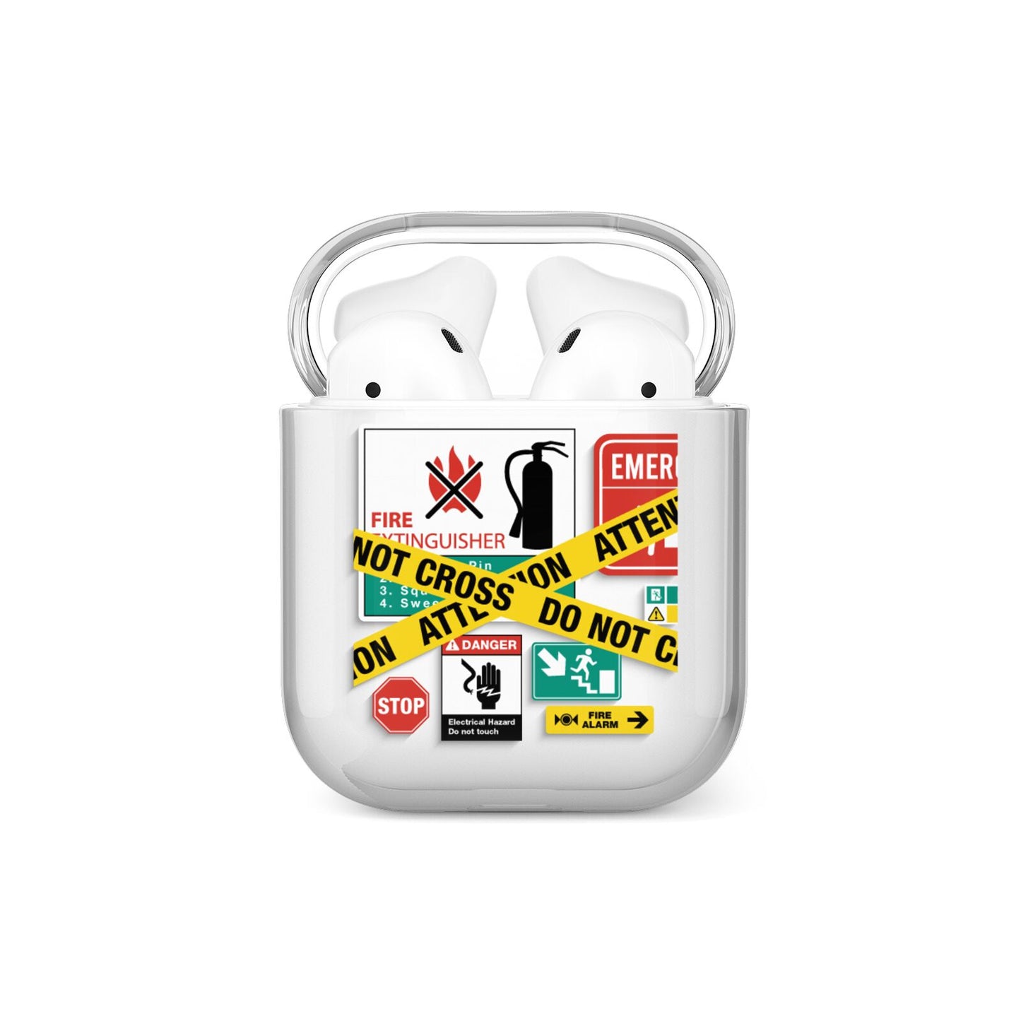 Warning Labels AirPods Case