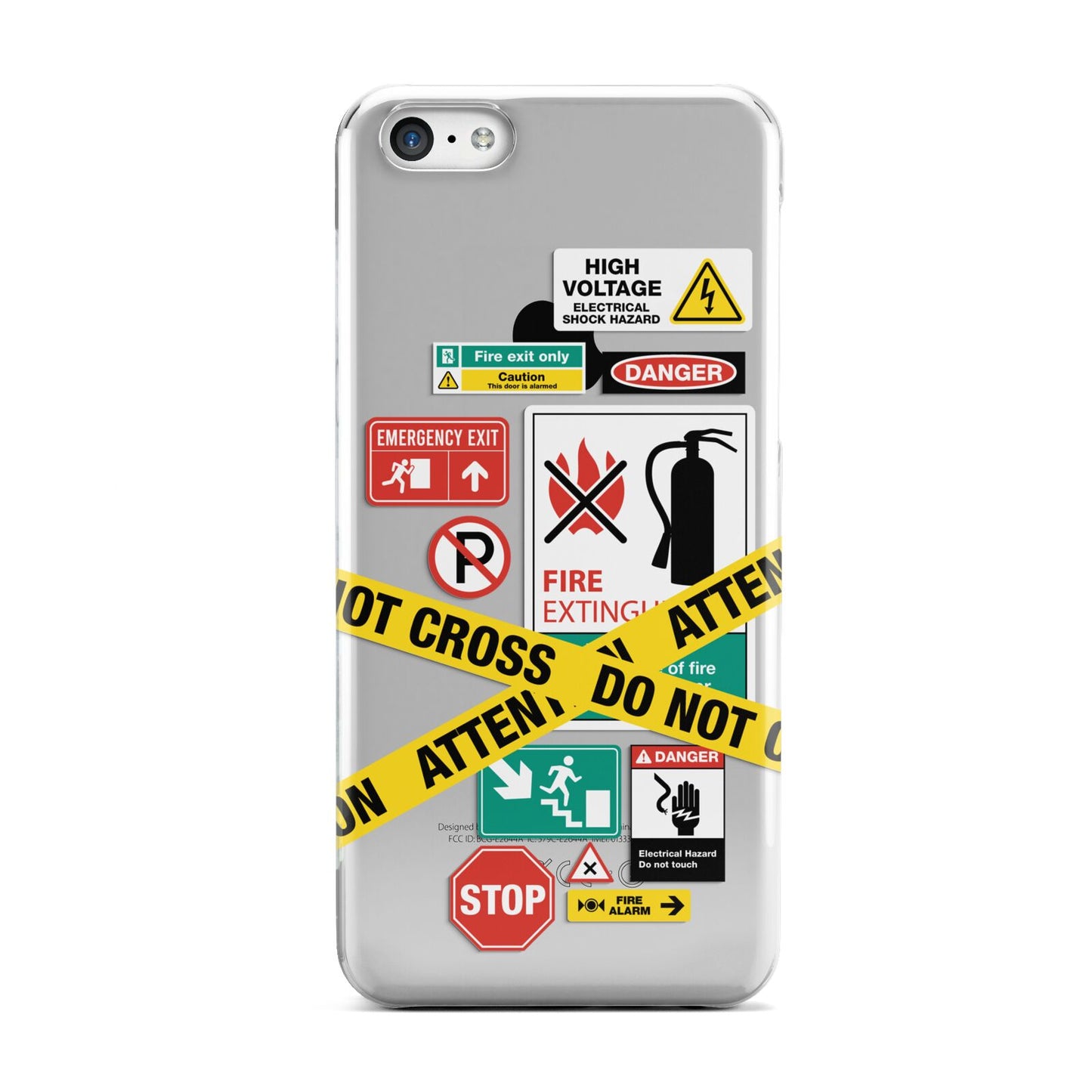 Warning Labels Apple iPhone 5c Case