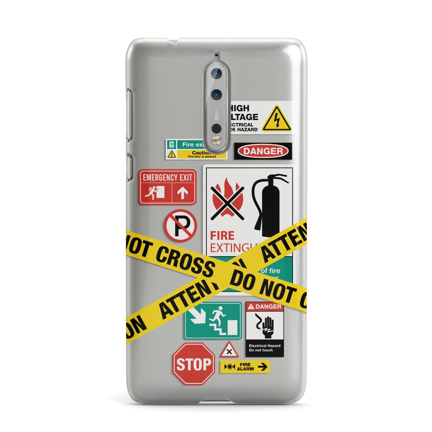 Warning Labels Nokia Case