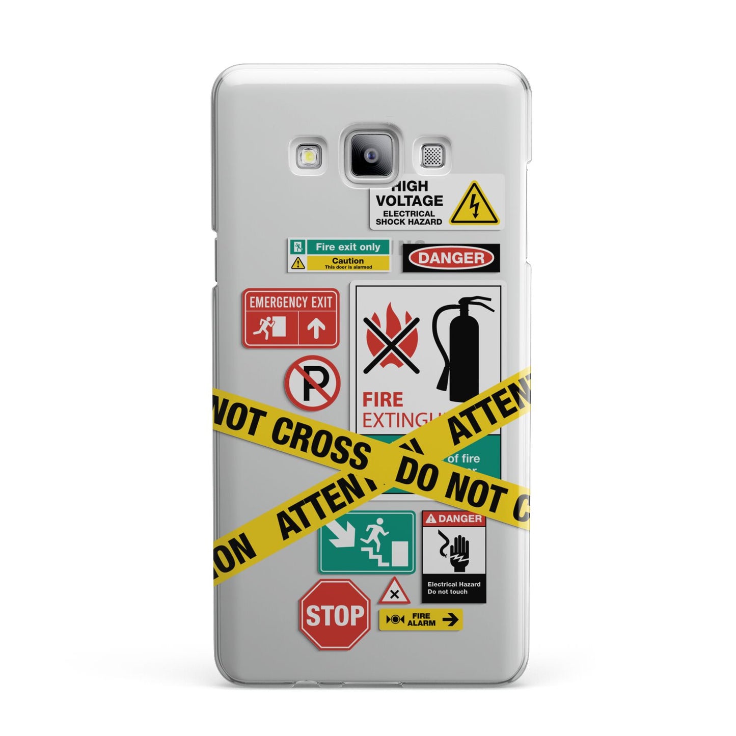 Warning Labels Samsung Galaxy A7 2015 Case