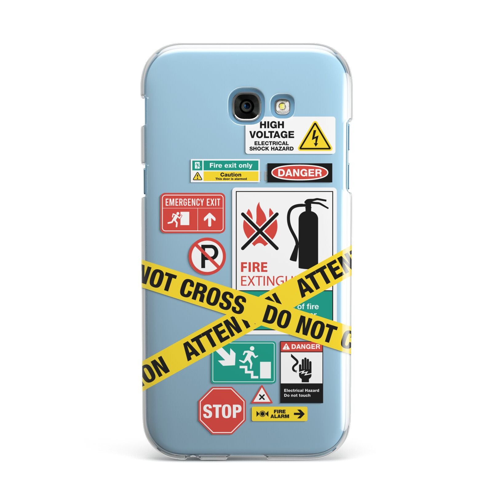 Warning Labels Samsung Galaxy A7 2017 Case