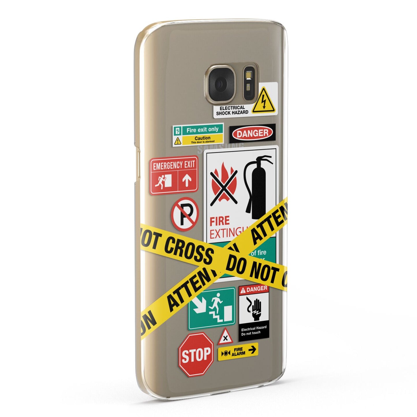 Warning Labels Samsung Galaxy Case Fourty Five Degrees