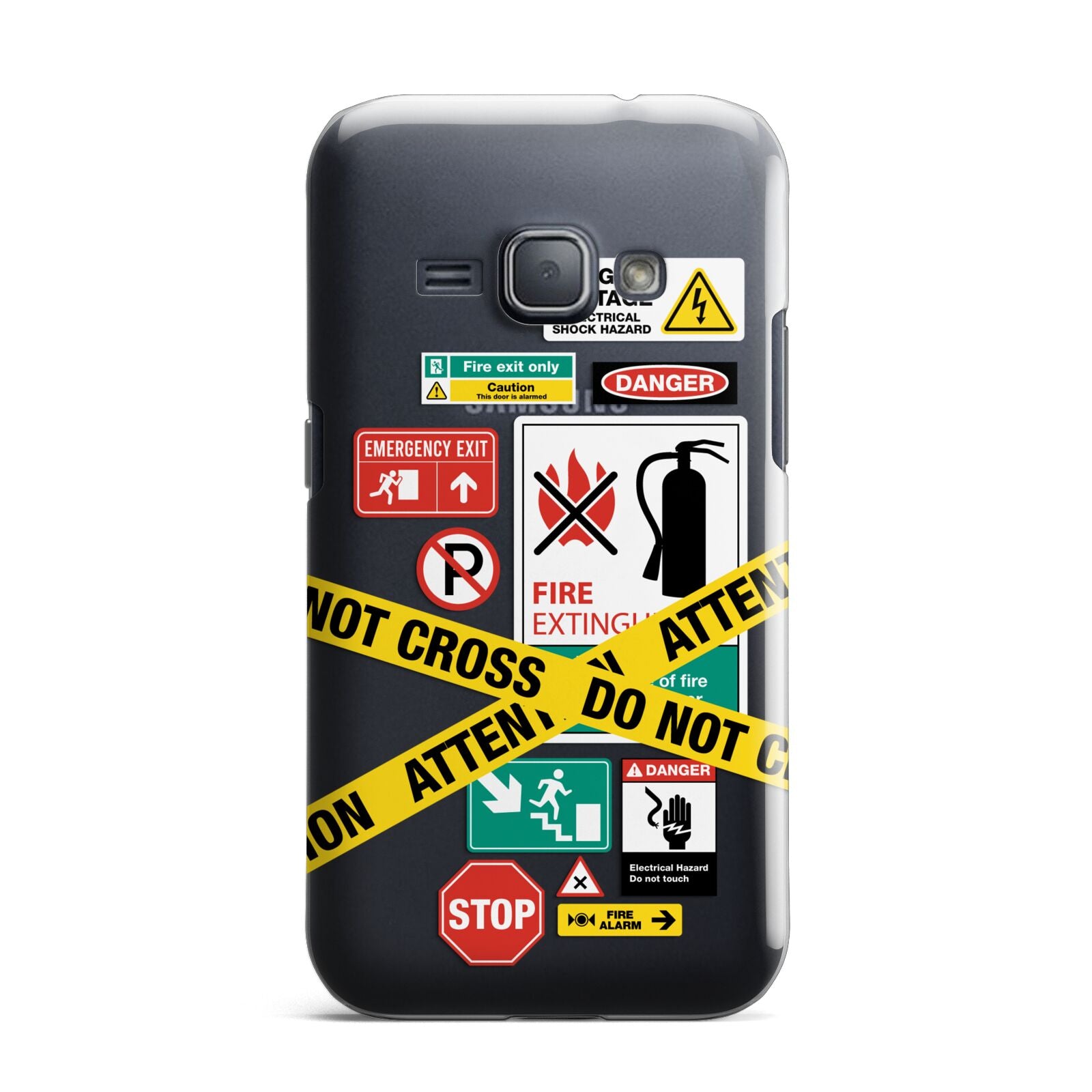 Warning Labels Samsung Galaxy J1 2016 Case