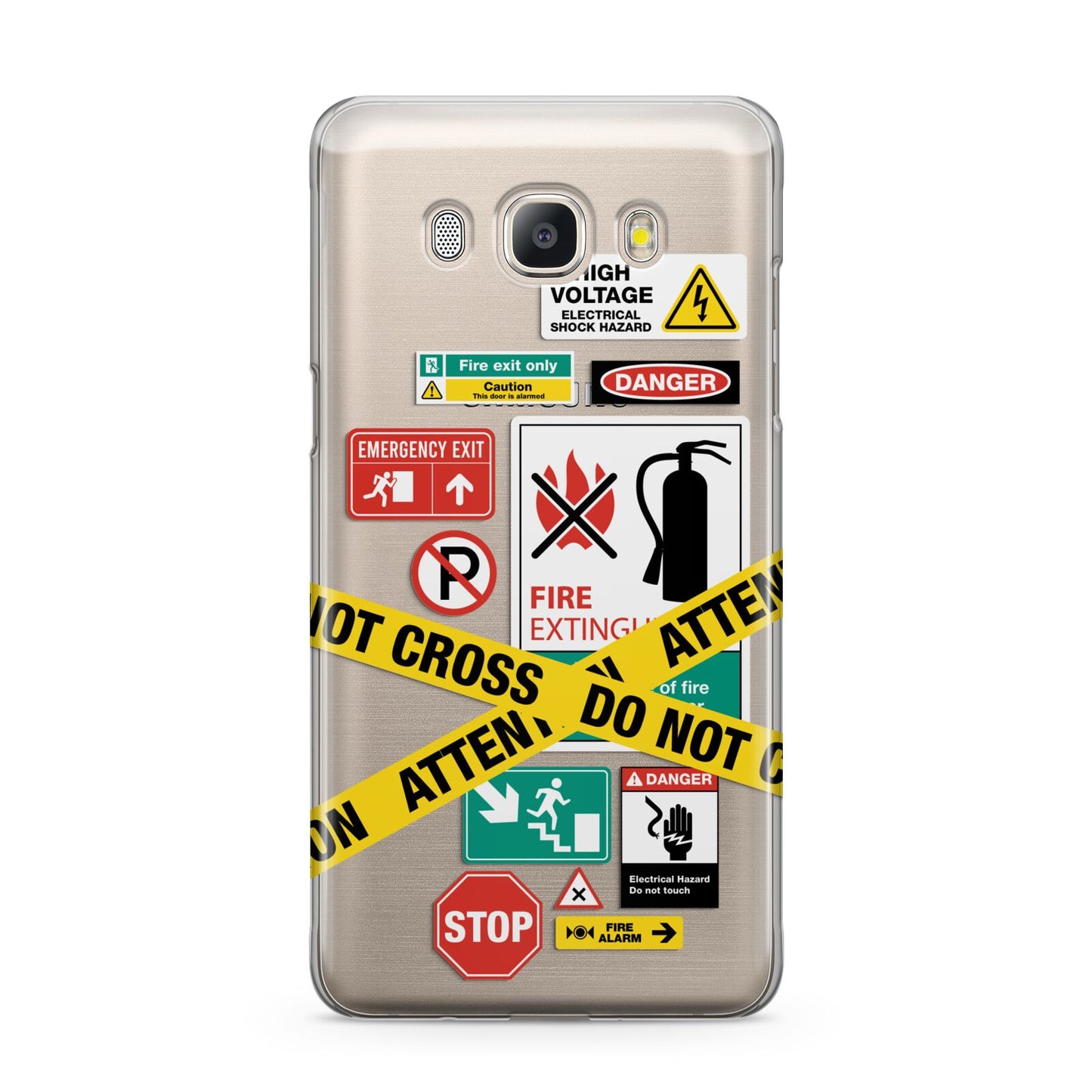 Warning Labels Samsung Galaxy J5 2016 Case