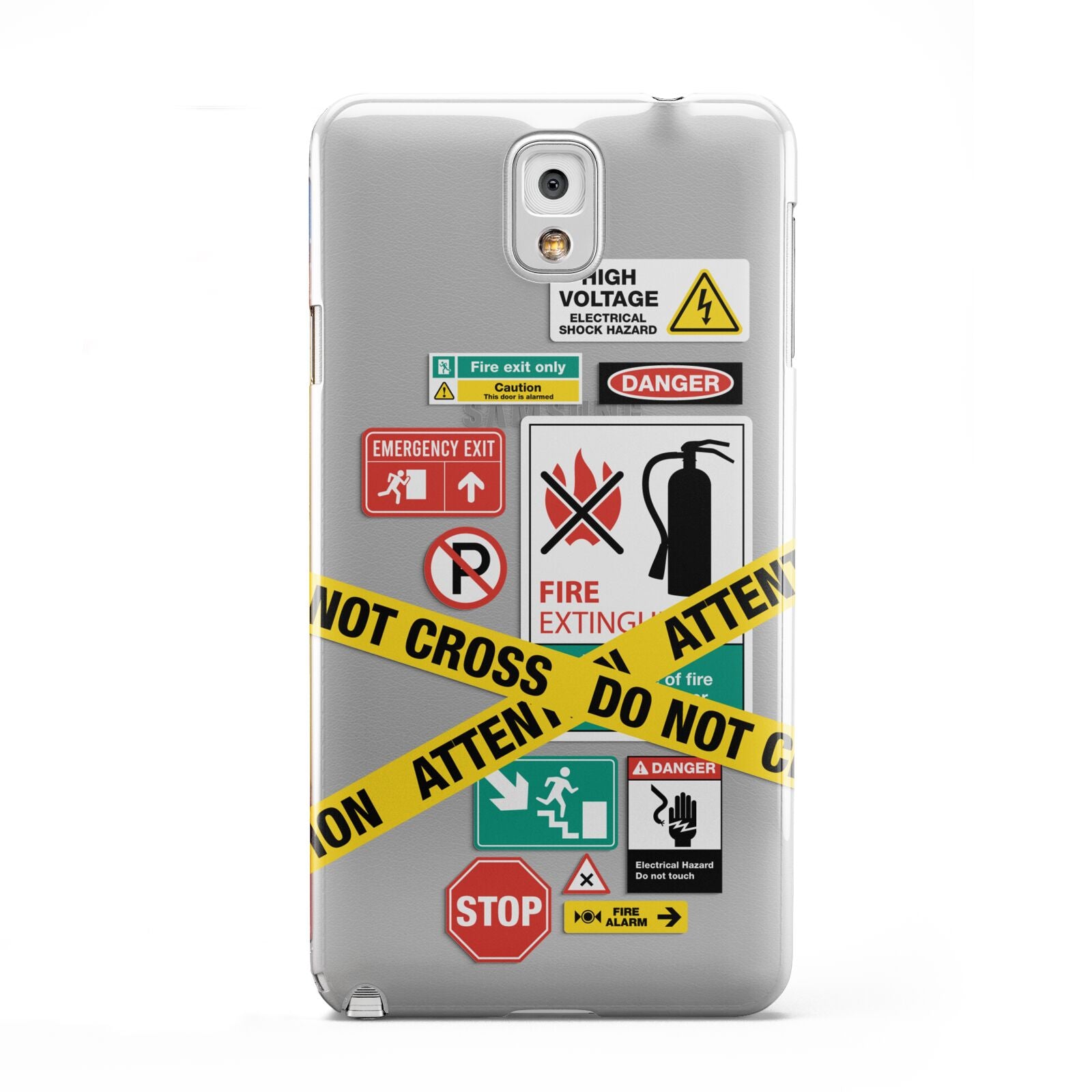 Warning Labels Samsung Galaxy Note 3 Case