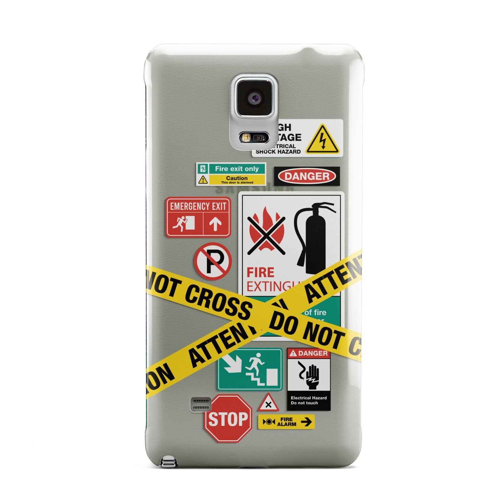 Warning Labels Samsung Galaxy Note 4 Case