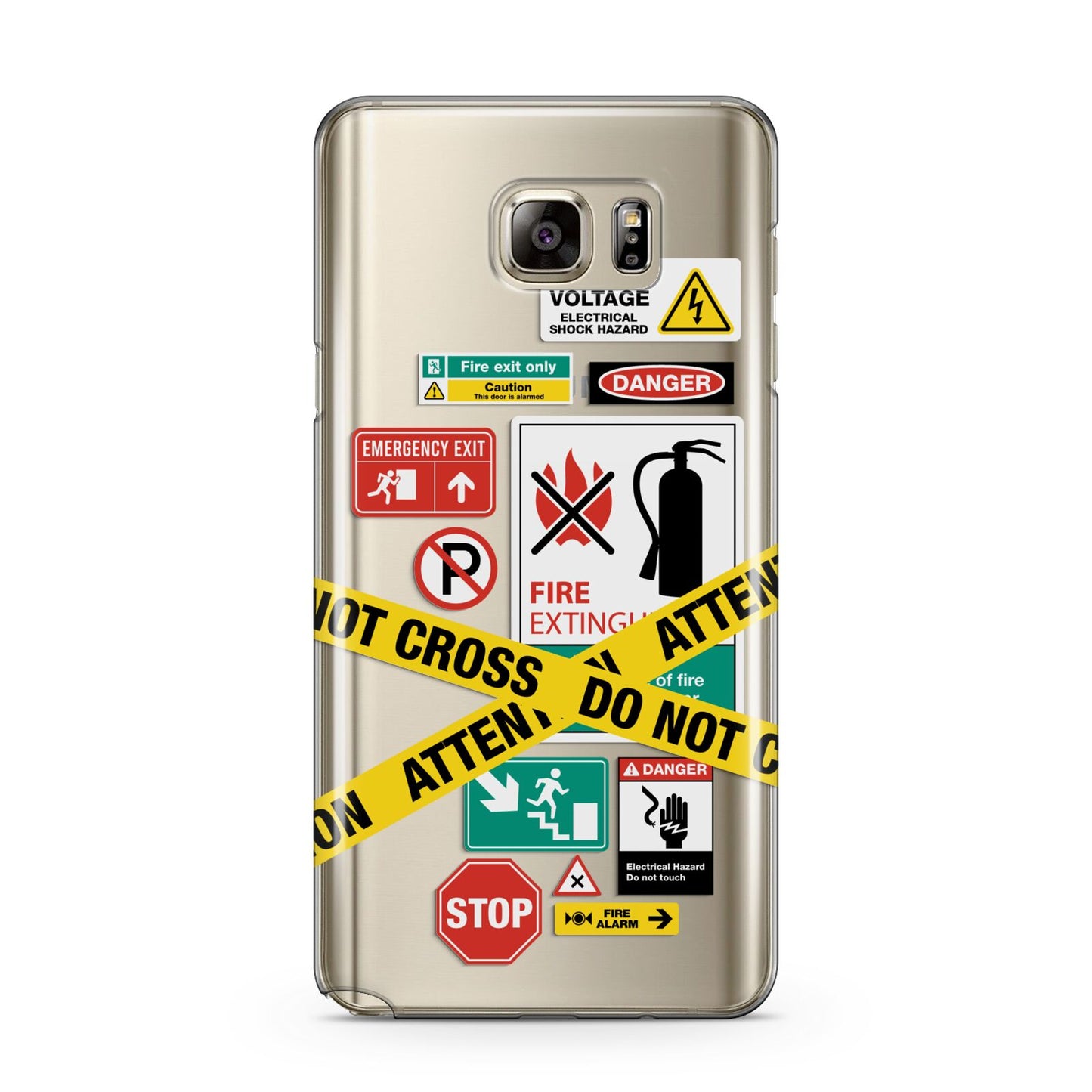 Warning Labels Samsung Galaxy Note 5 Case