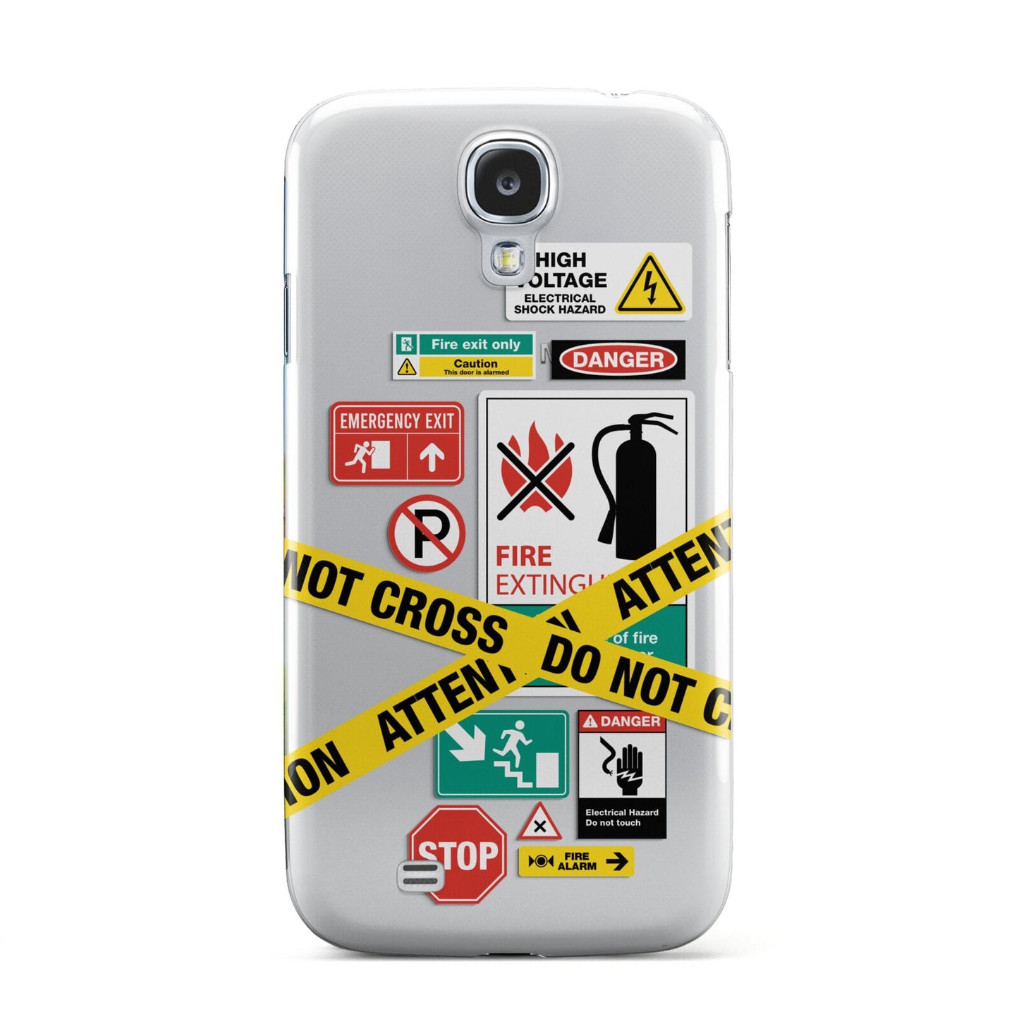 Warning Labels Samsung Galaxy S4 Case