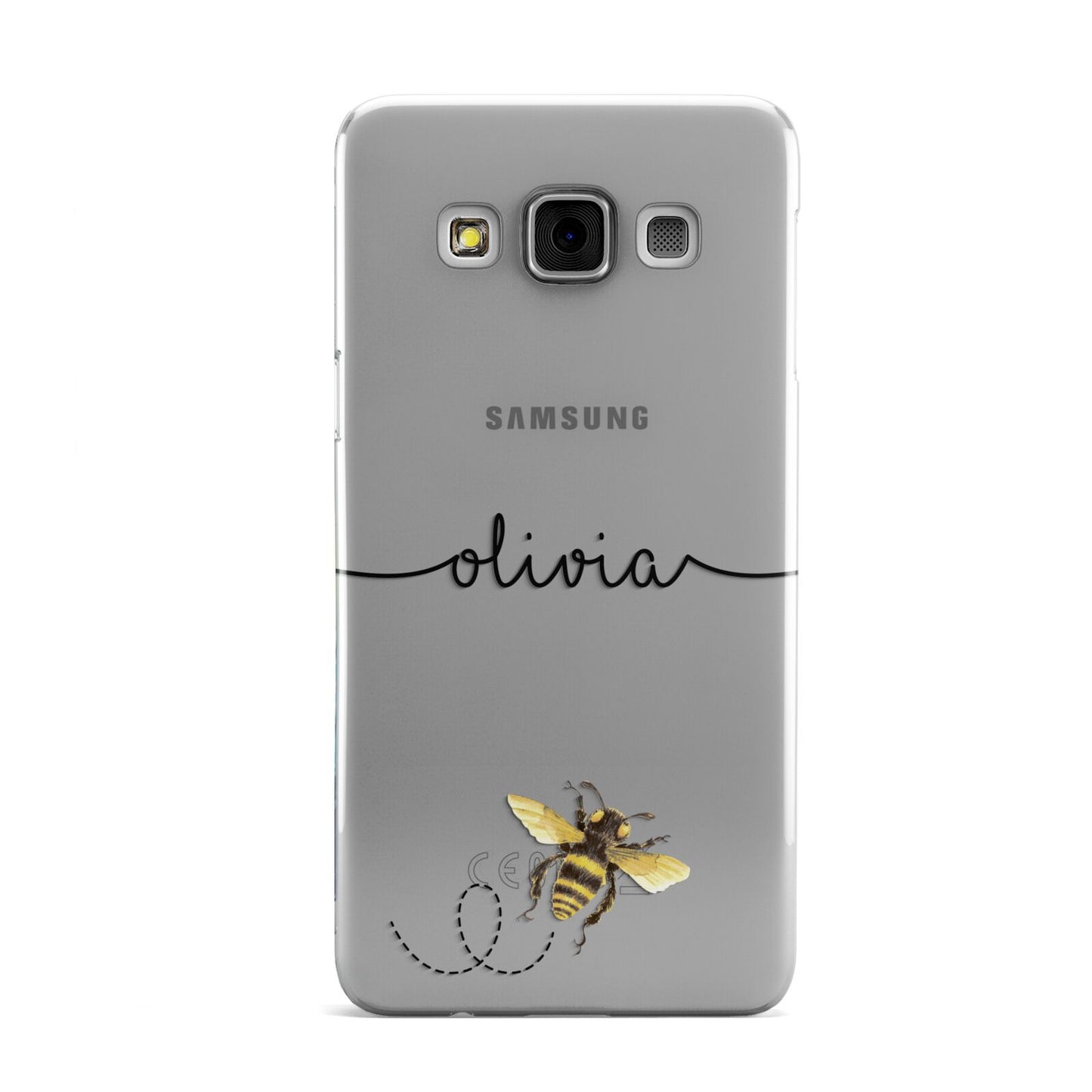 Watercolour Bee with Name Samsung Galaxy A3 Case