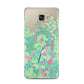 Watercolour Floral Samsung Galaxy A5 2016 Case on gold phone
