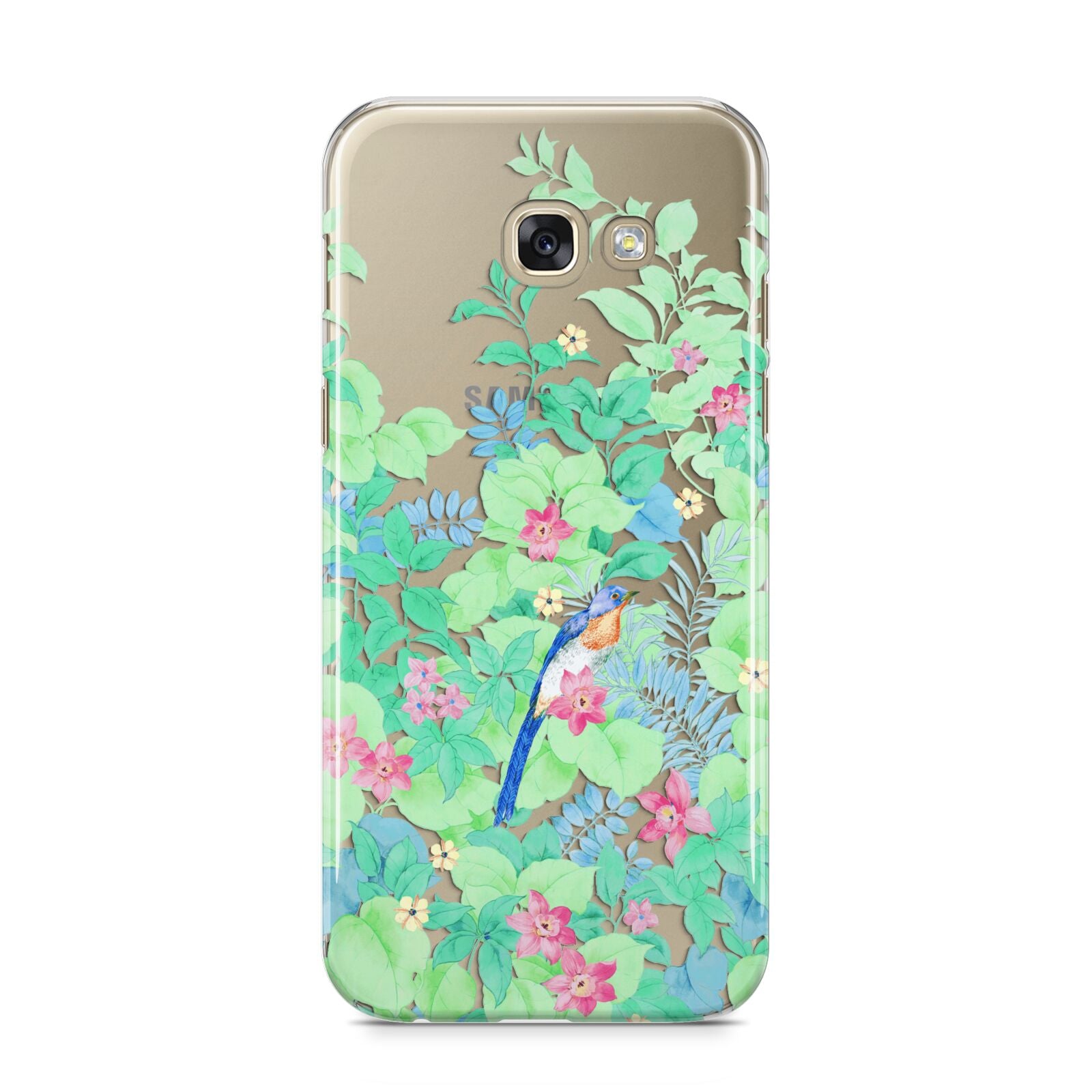 Watercolour Floral Samsung Galaxy A5 2017 Case on gold phone