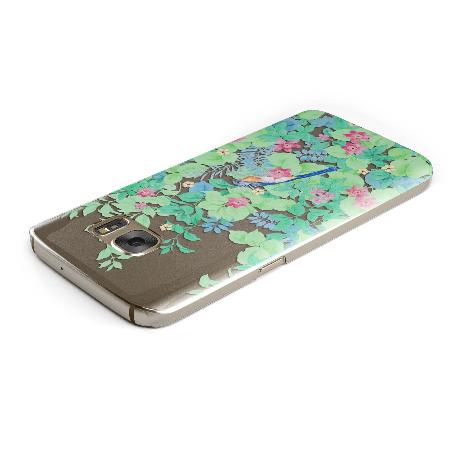 Watercolour Floral Samsung Galaxy Case Top Cutout