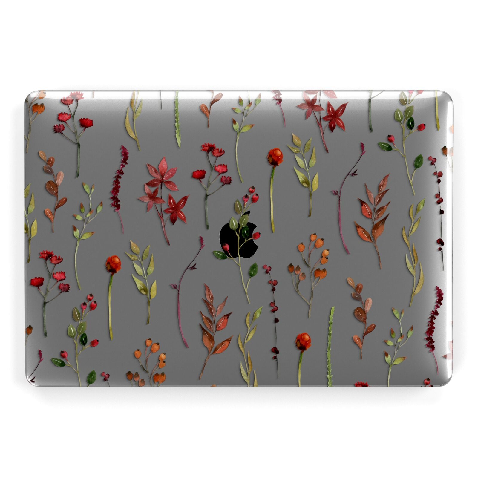 Watercolour Flowers and Foliage Apple MacBook Case