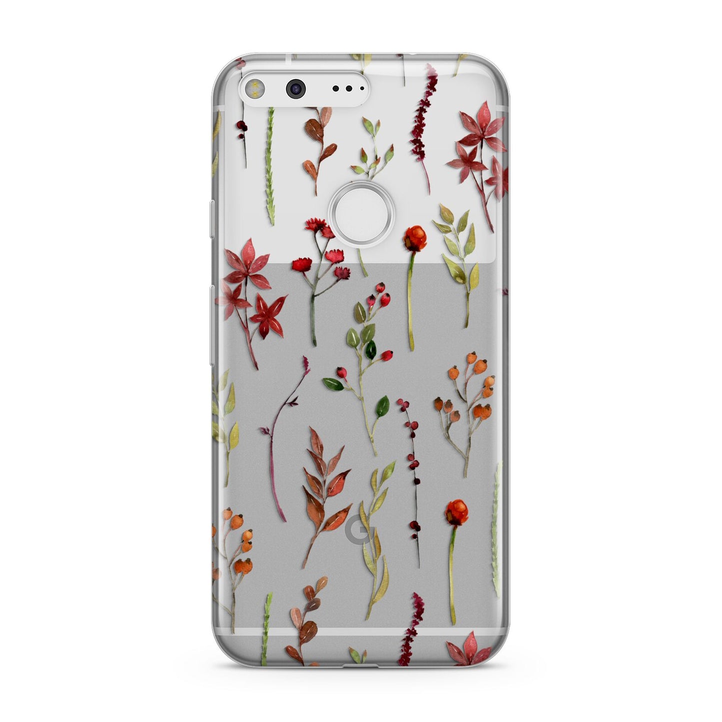 Watercolour Flowers and Foliage Google Pixel Case