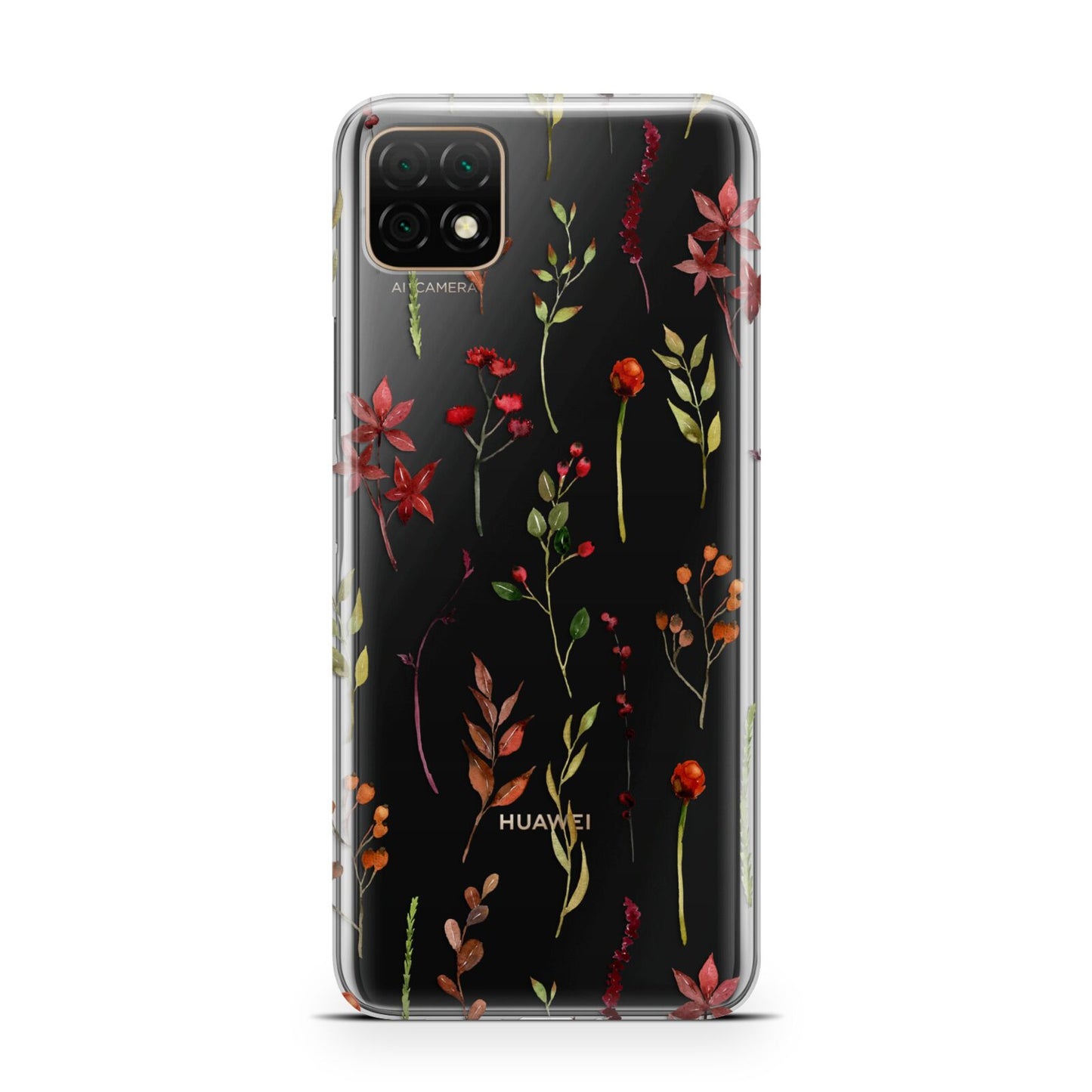 Watercolour Flowers and Foliage Huawei Enjoy 20 Phone Case