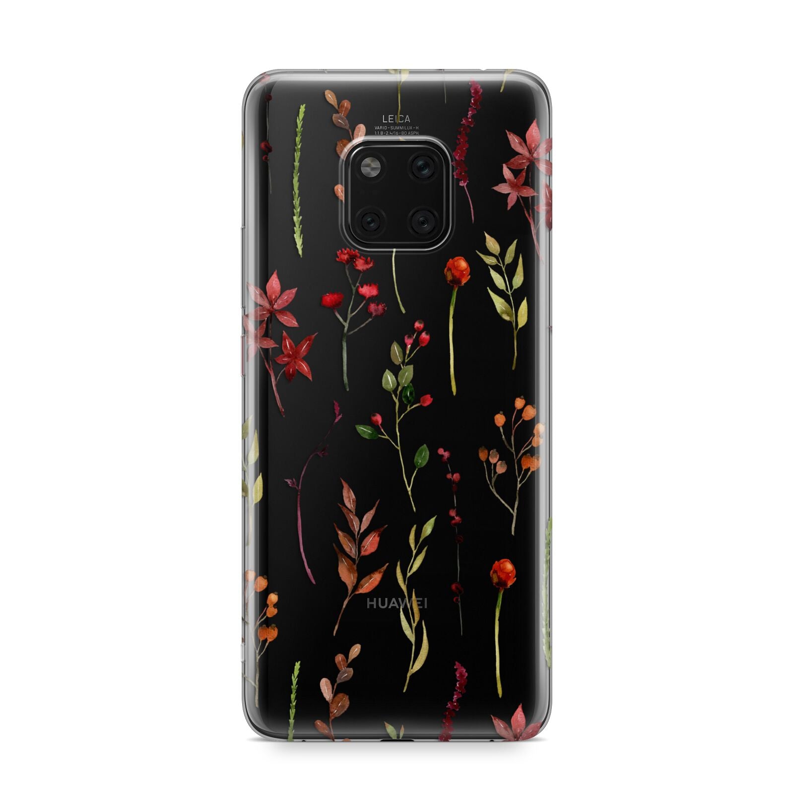 Watercolour Flowers and Foliage Huawei Mate 20 Pro Phone Case