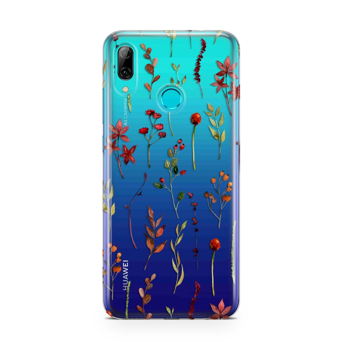 Watercolour Flowers and Foliage Huawei P Smart 2019 Case