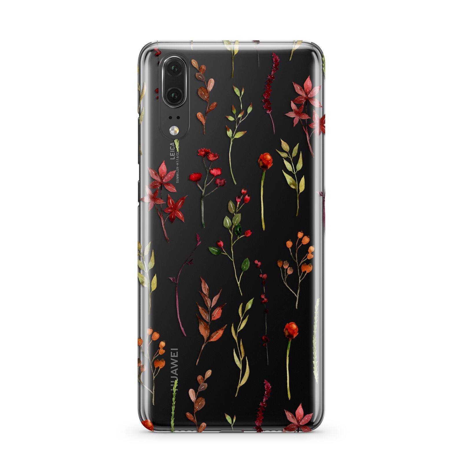 Watercolour Flowers and Foliage Huawei P20 Phone Case