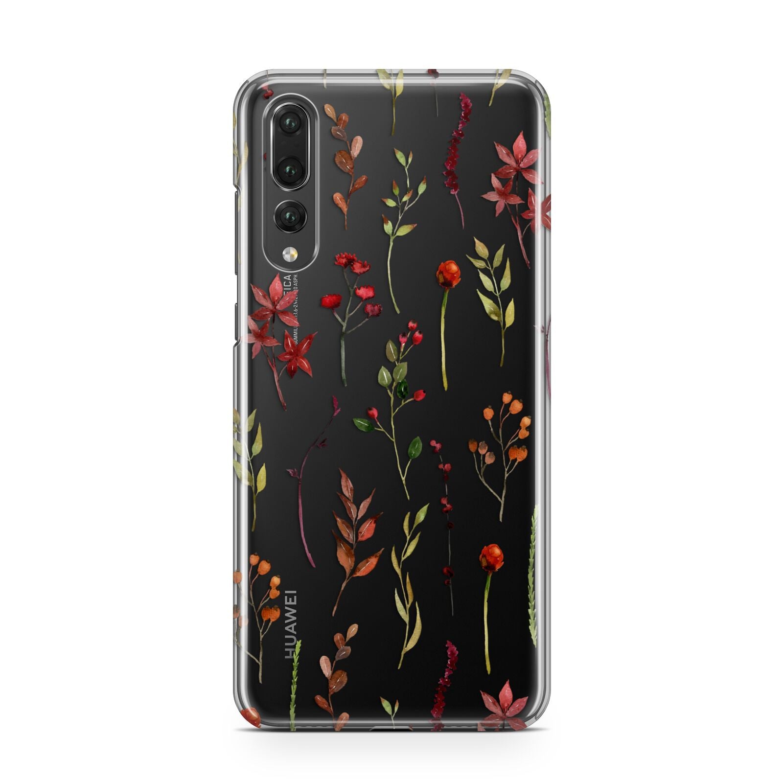 Watercolour Flowers and Foliage Huawei P20 Pro Phone Case