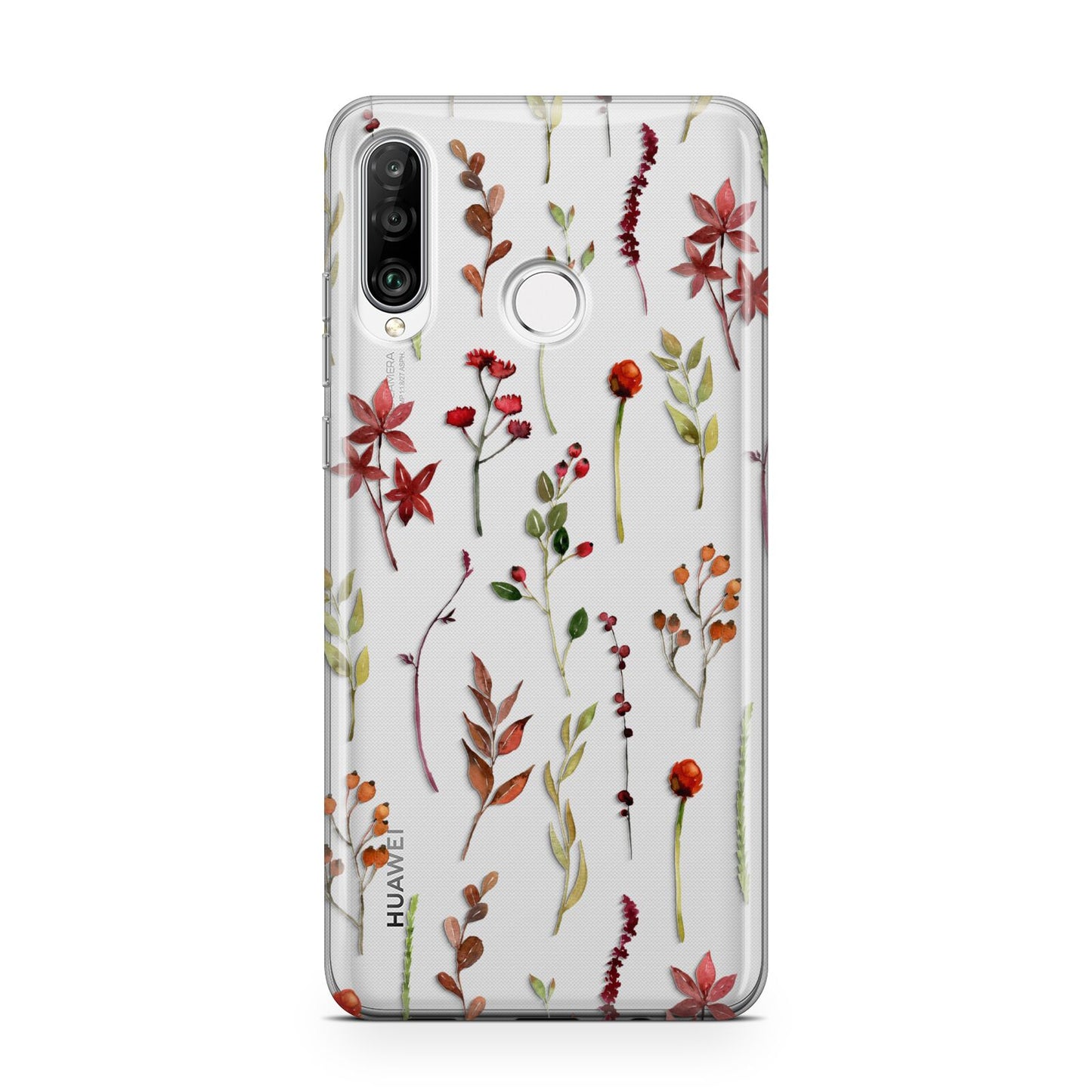 Watercolour Flowers and Foliage Huawei P30 Lite Phone Case