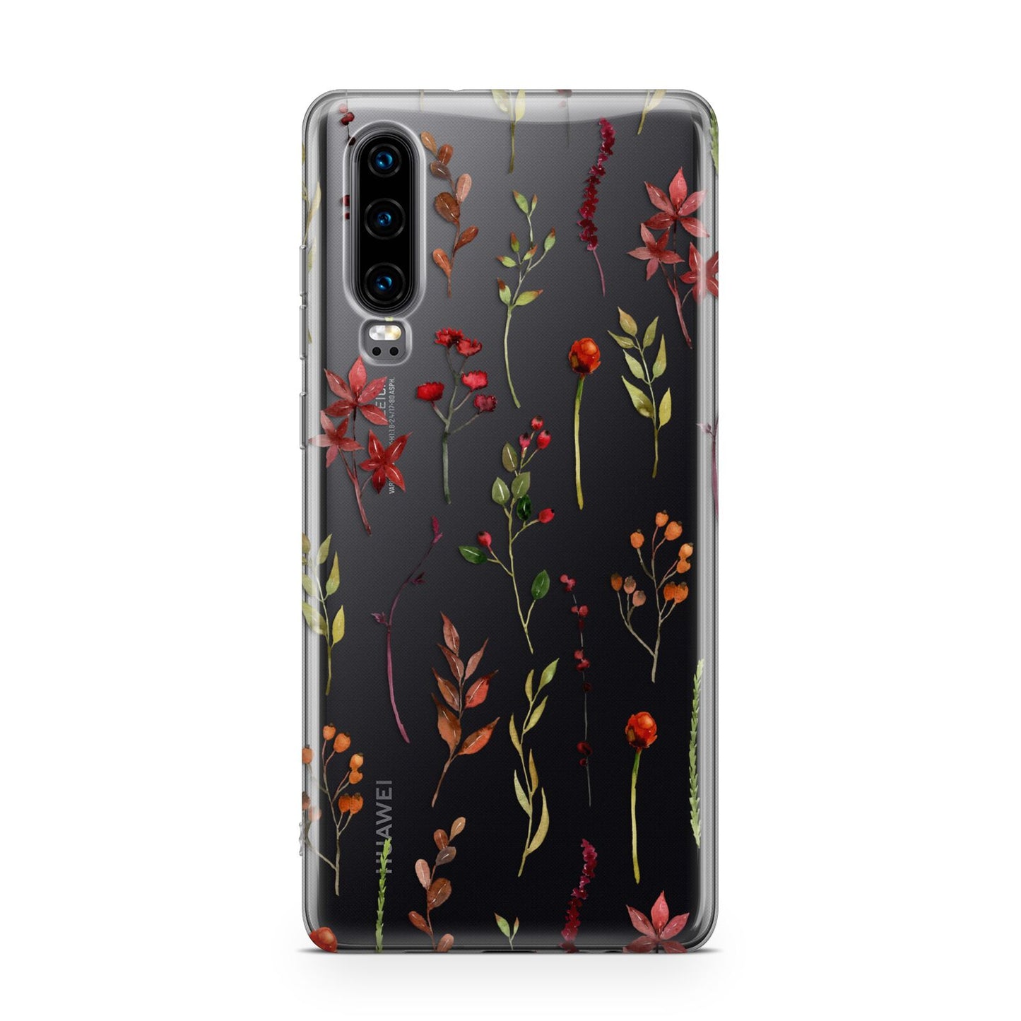 Watercolour Flowers and Foliage Huawei P30 Phone Case