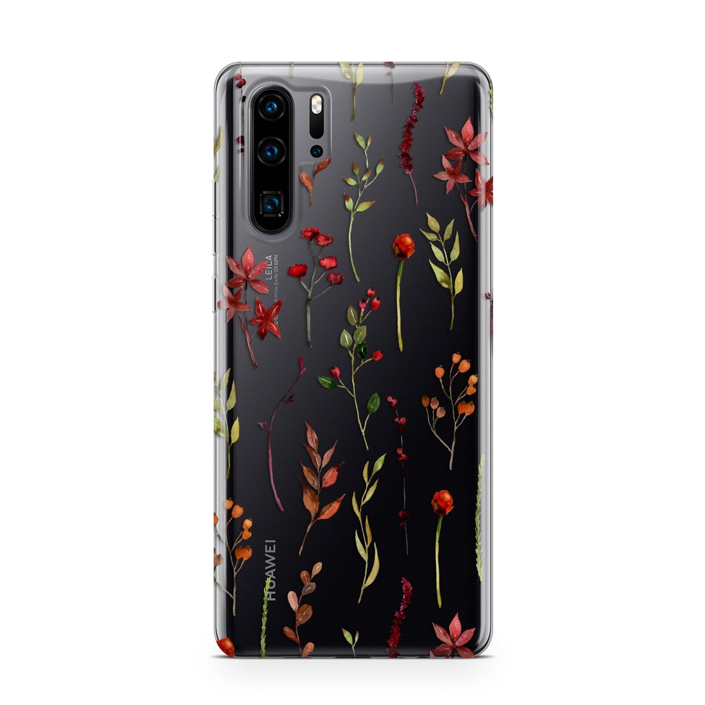 Watercolour Flowers and Foliage Huawei P30 Pro Phone Case