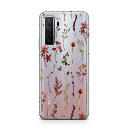 Watercolour Flowers and Foliage Huawei P40 Lite 5G Phone Case