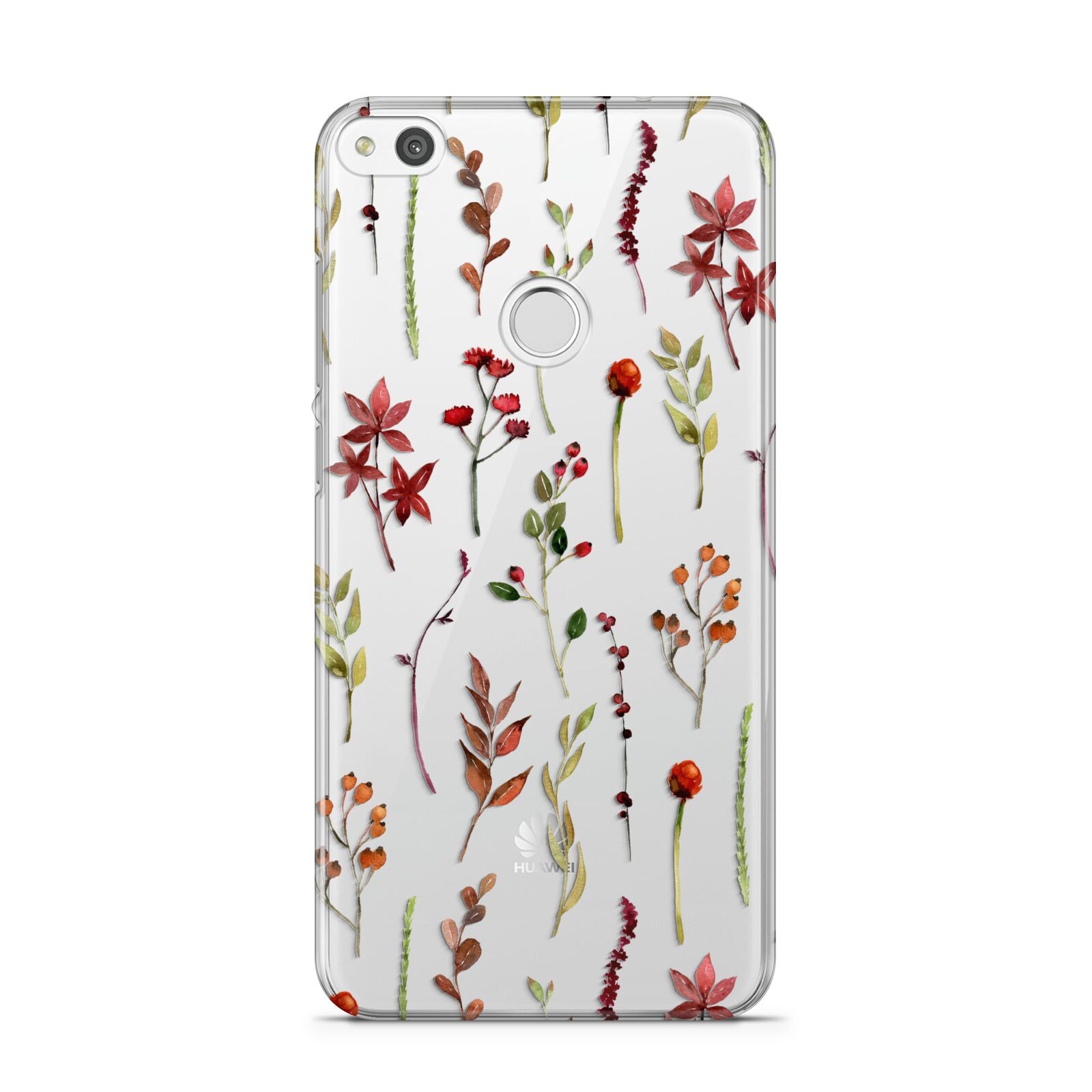 Watercolour Flowers and Foliage Huawei P8 Lite Case