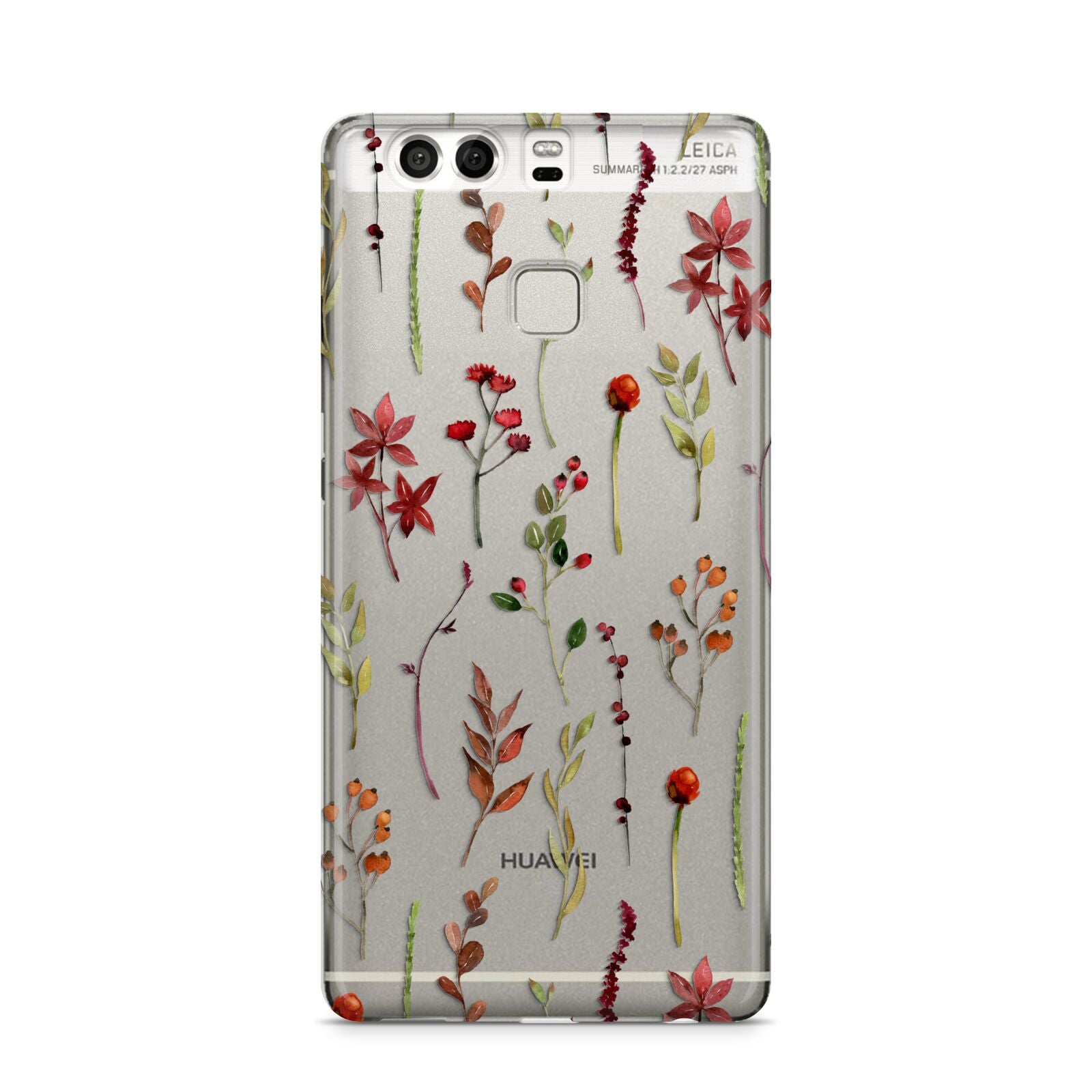 Watercolour Flowers and Foliage Huawei P9 Case