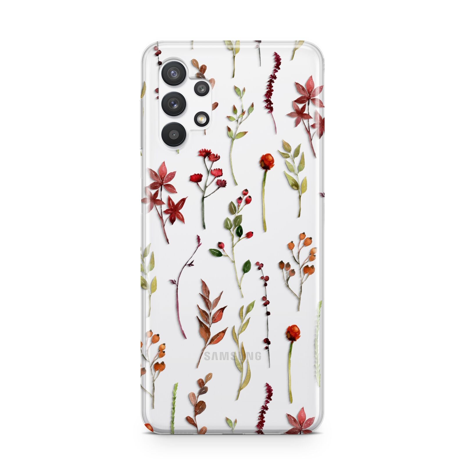 Watercolour Flowers and Foliage Samsung A32 5G Case