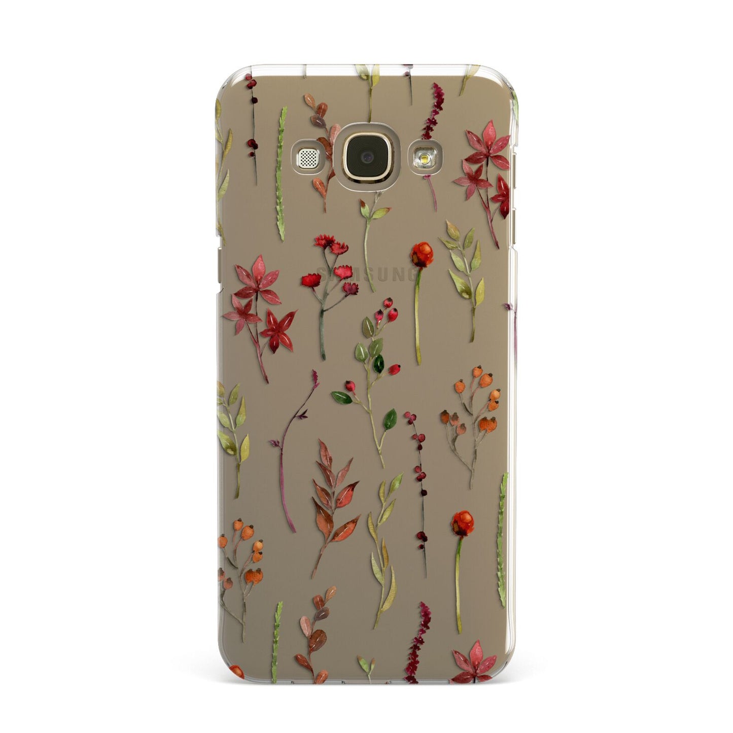 Watercolour Flowers and Foliage Samsung Galaxy A8 Case