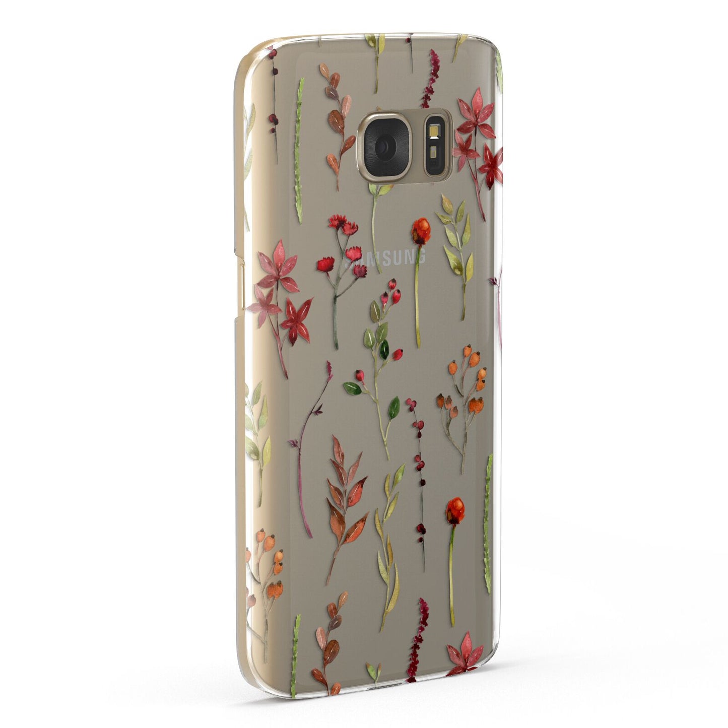 Watercolour Flowers and Foliage Samsung Galaxy Case Fourty Five Degrees