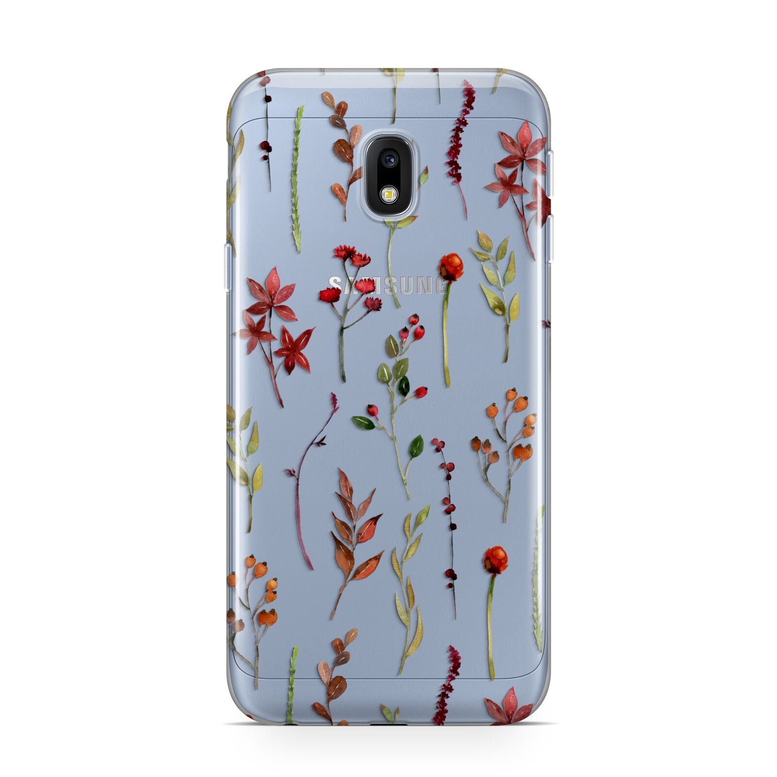 Watercolour Flowers and Foliage Samsung Galaxy J3 2017 Case