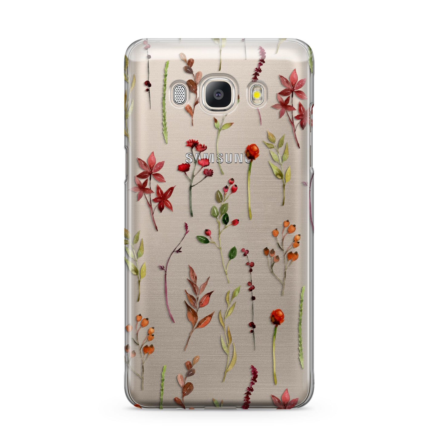 Watercolour Flowers and Foliage Samsung Galaxy J5 2016 Case