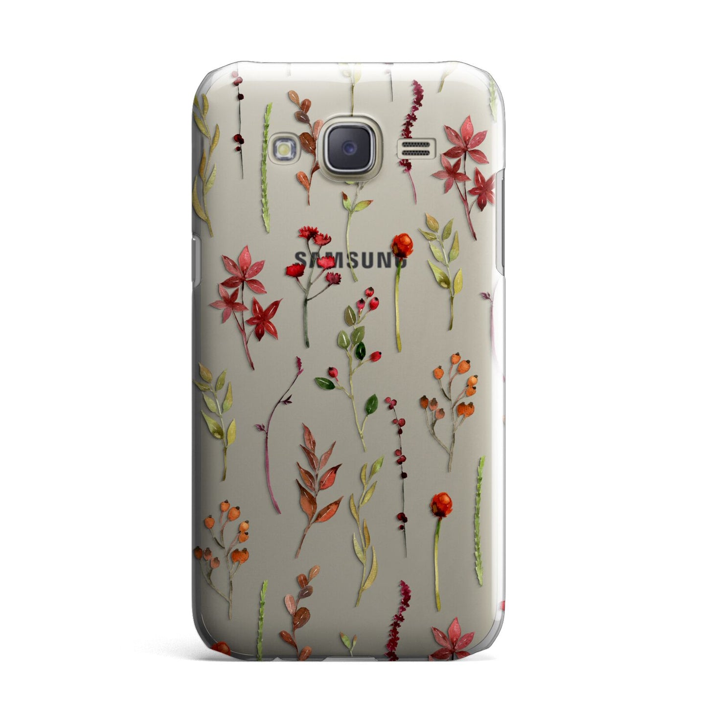 Watercolour Flowers and Foliage Samsung Galaxy J7 Case