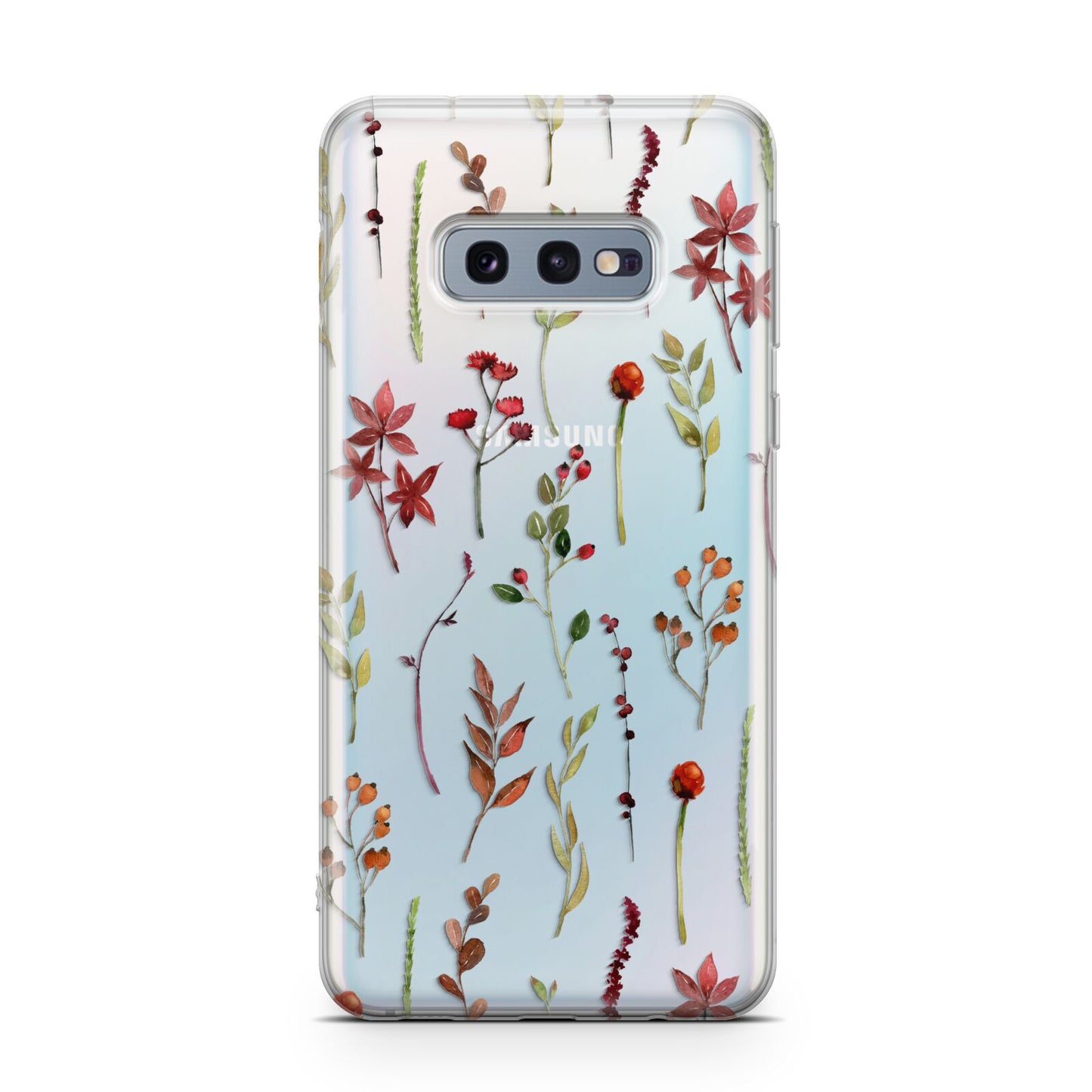 Watercolour Flowers and Foliage Samsung Galaxy S10E Case