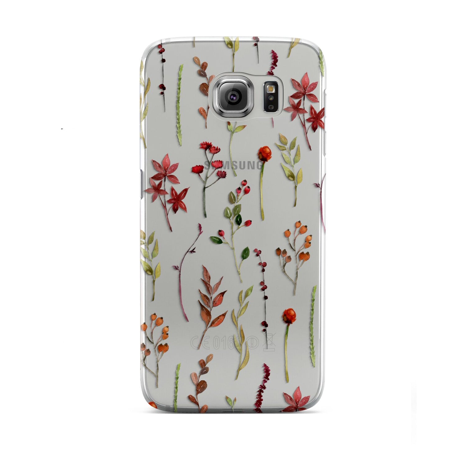 Watercolour Flowers and Foliage Samsung Galaxy S6 Case