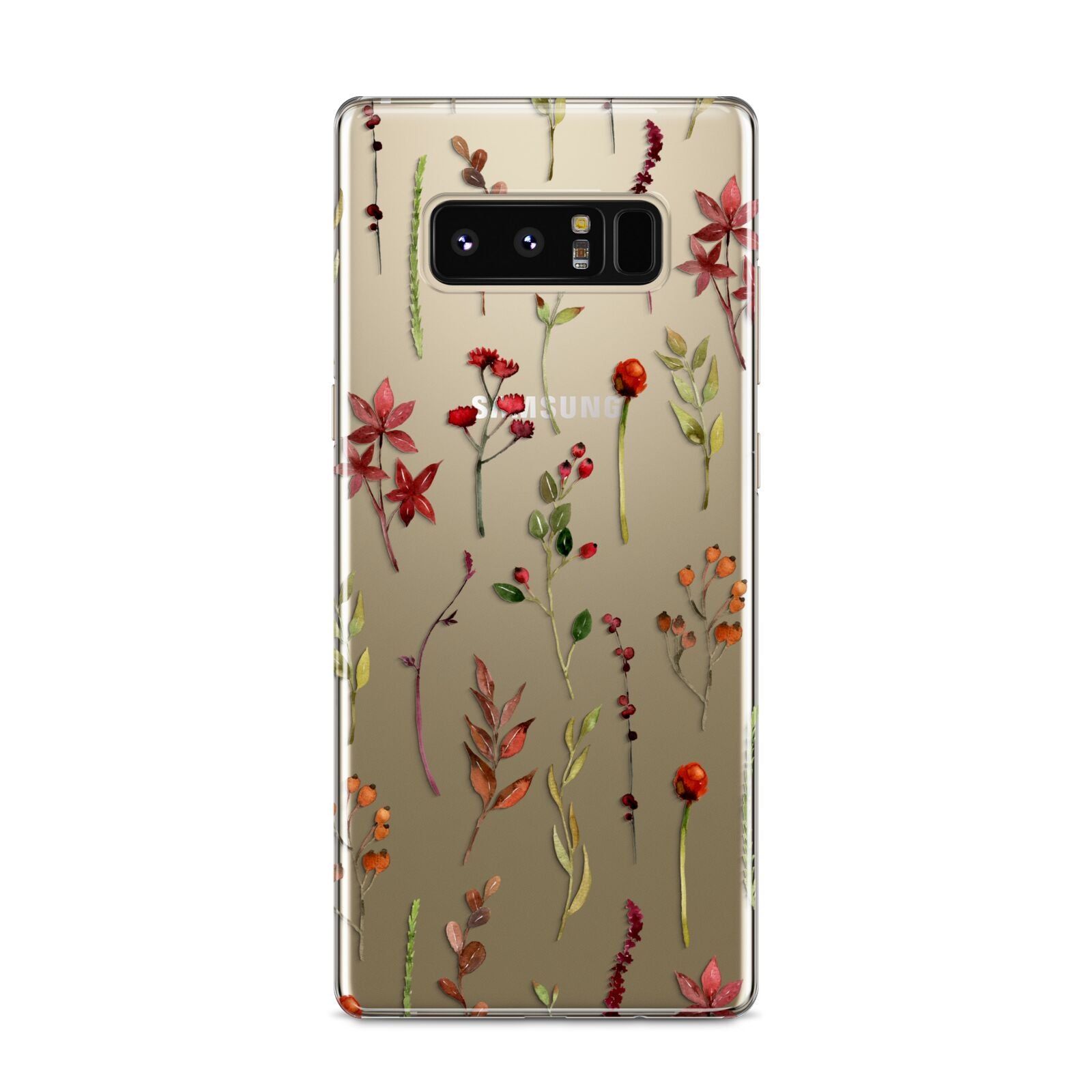 Watercolour Flowers and Foliage Samsung Galaxy S8 Case