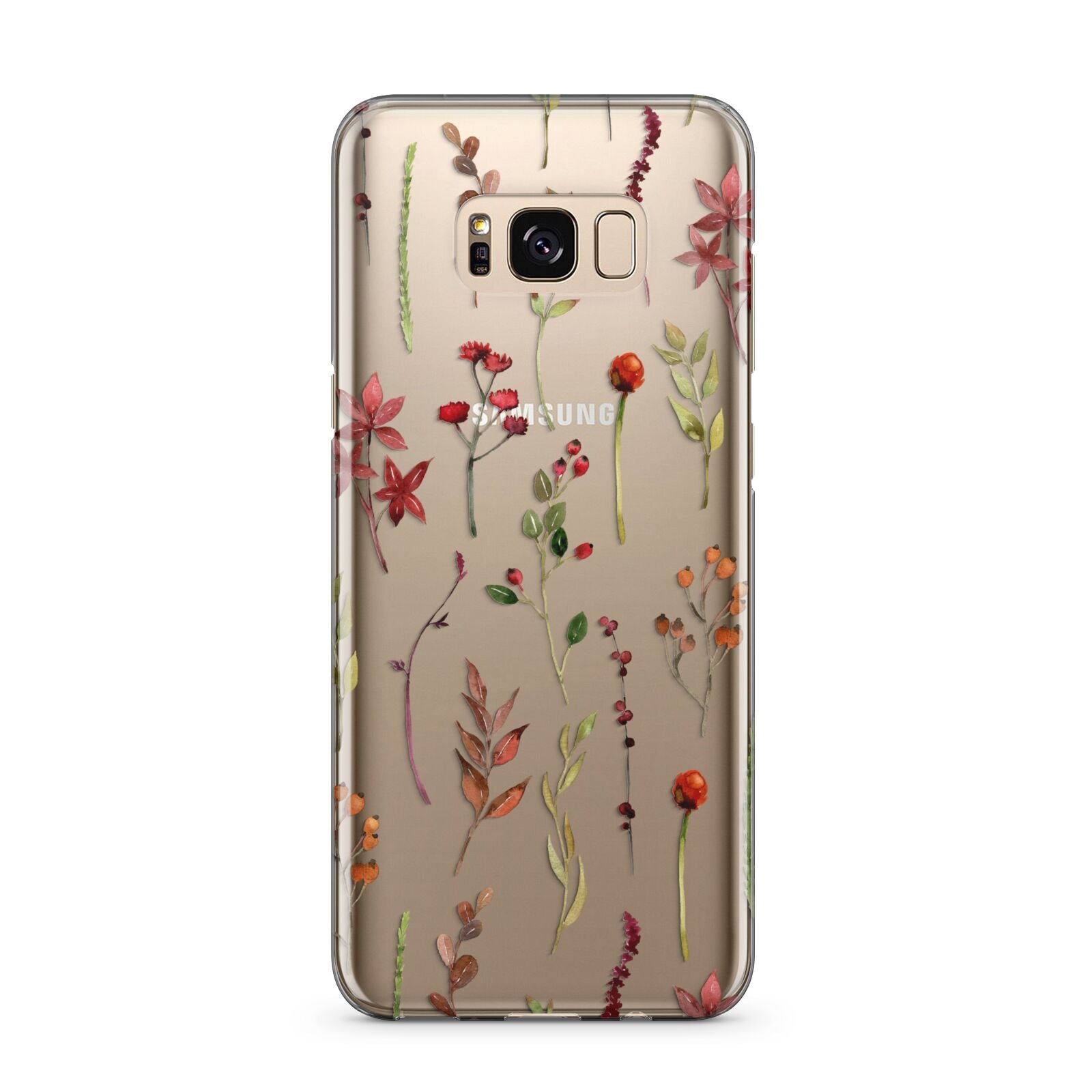 Watercolour Flowers and Foliage Samsung Galaxy S8 Plus Case