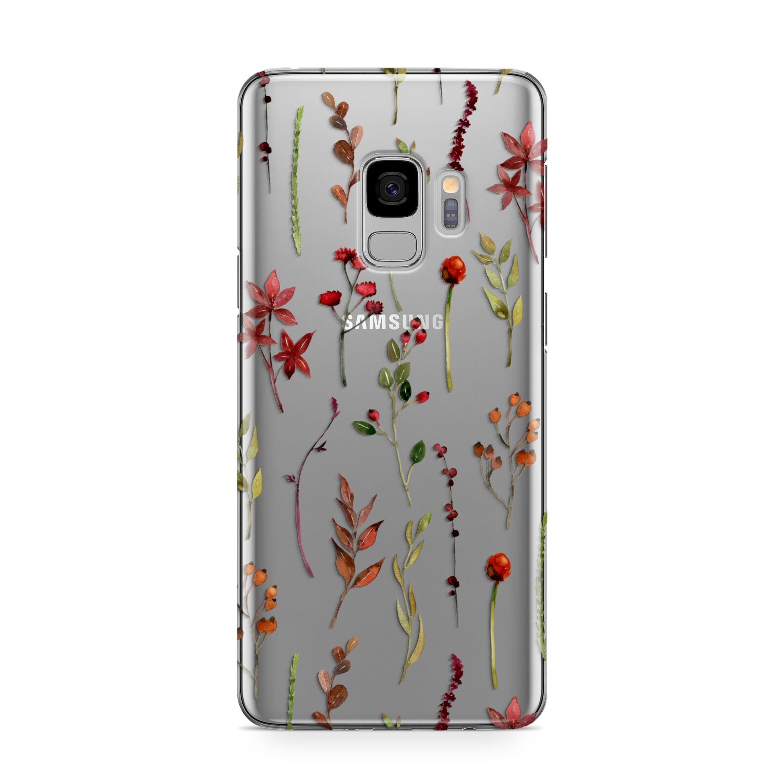 Watercolour Flowers and Foliage Samsung Galaxy S9 Case