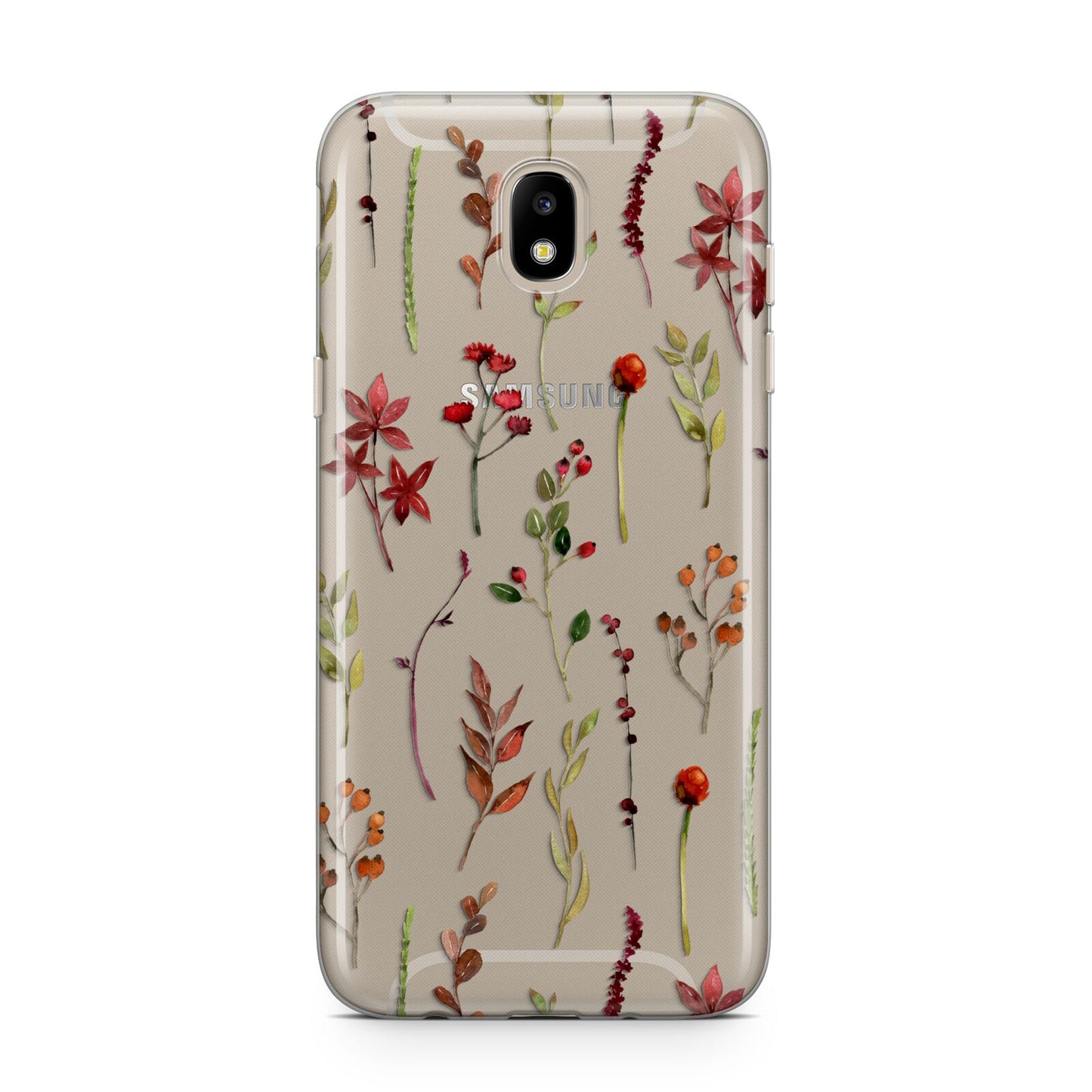 Watercolour Flowers and Foliage Samsung J5 2017 Case