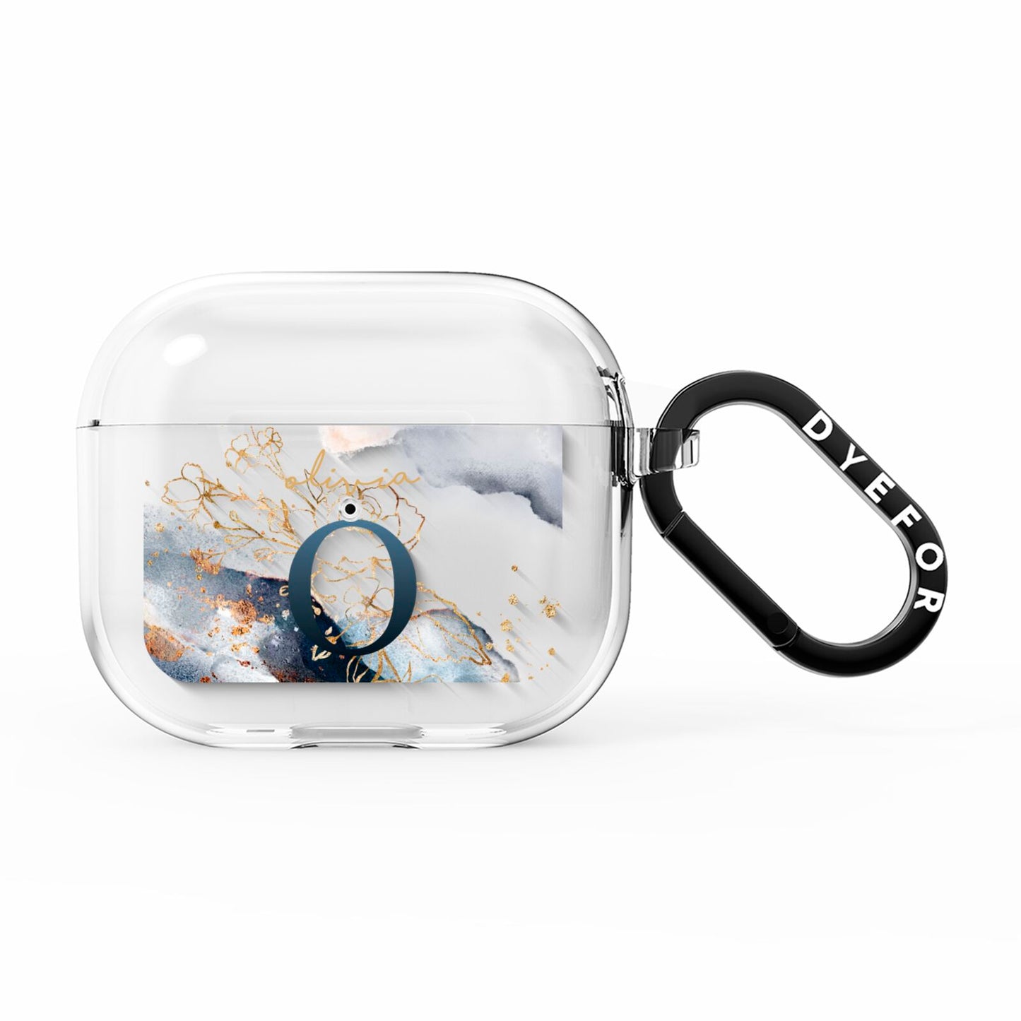 Watercolour Monogram AirPods Clear Case 3rd Gen