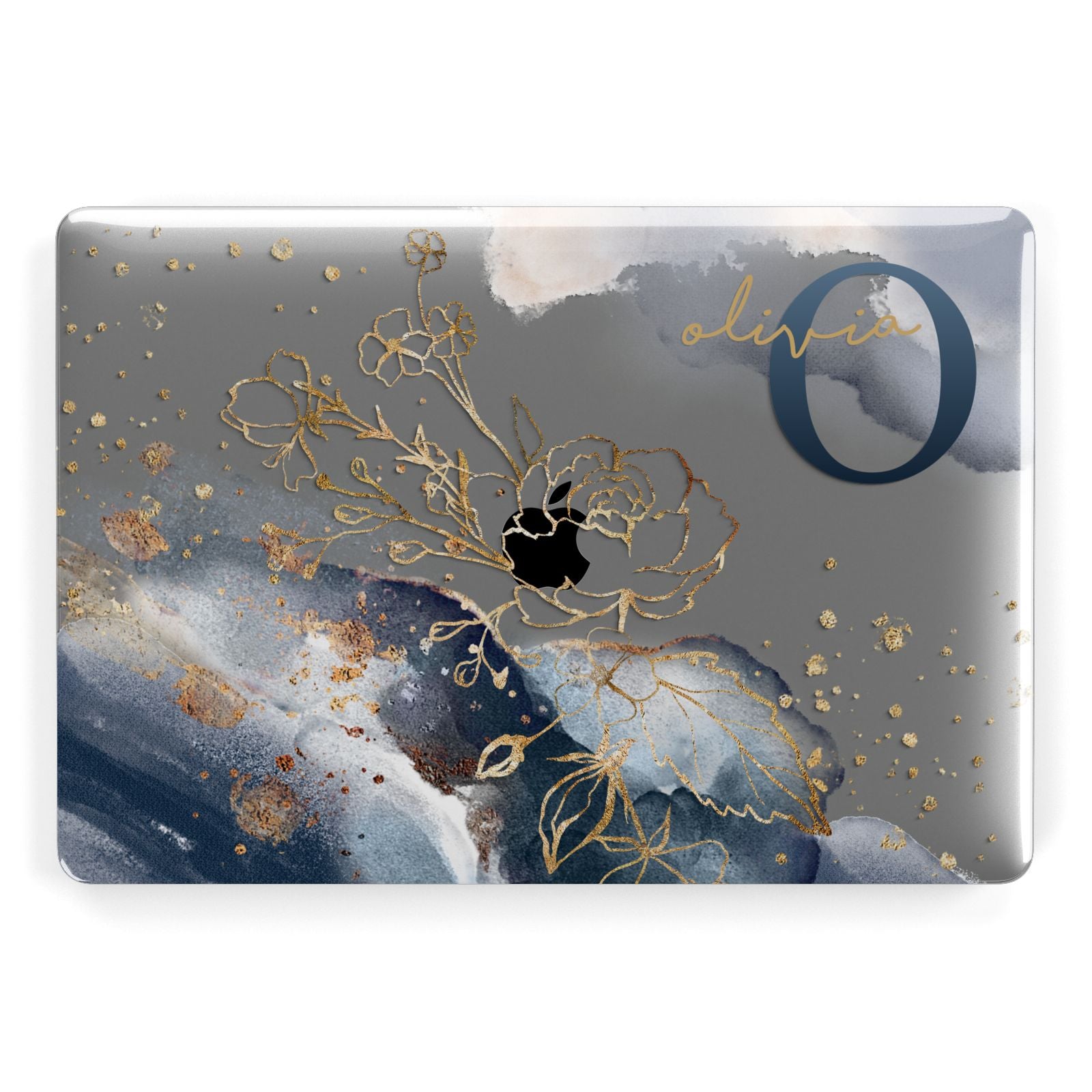 Watercolour Monogram Apple MacBook Case