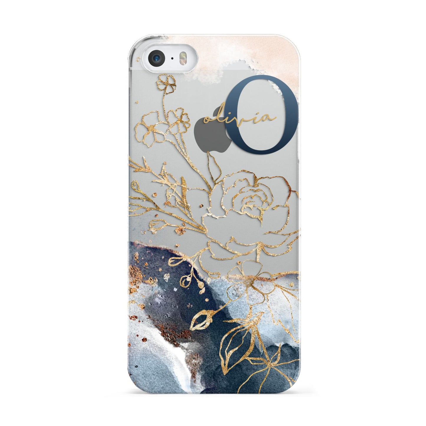 Watercolour Monogram Apple iPhone 5 Case